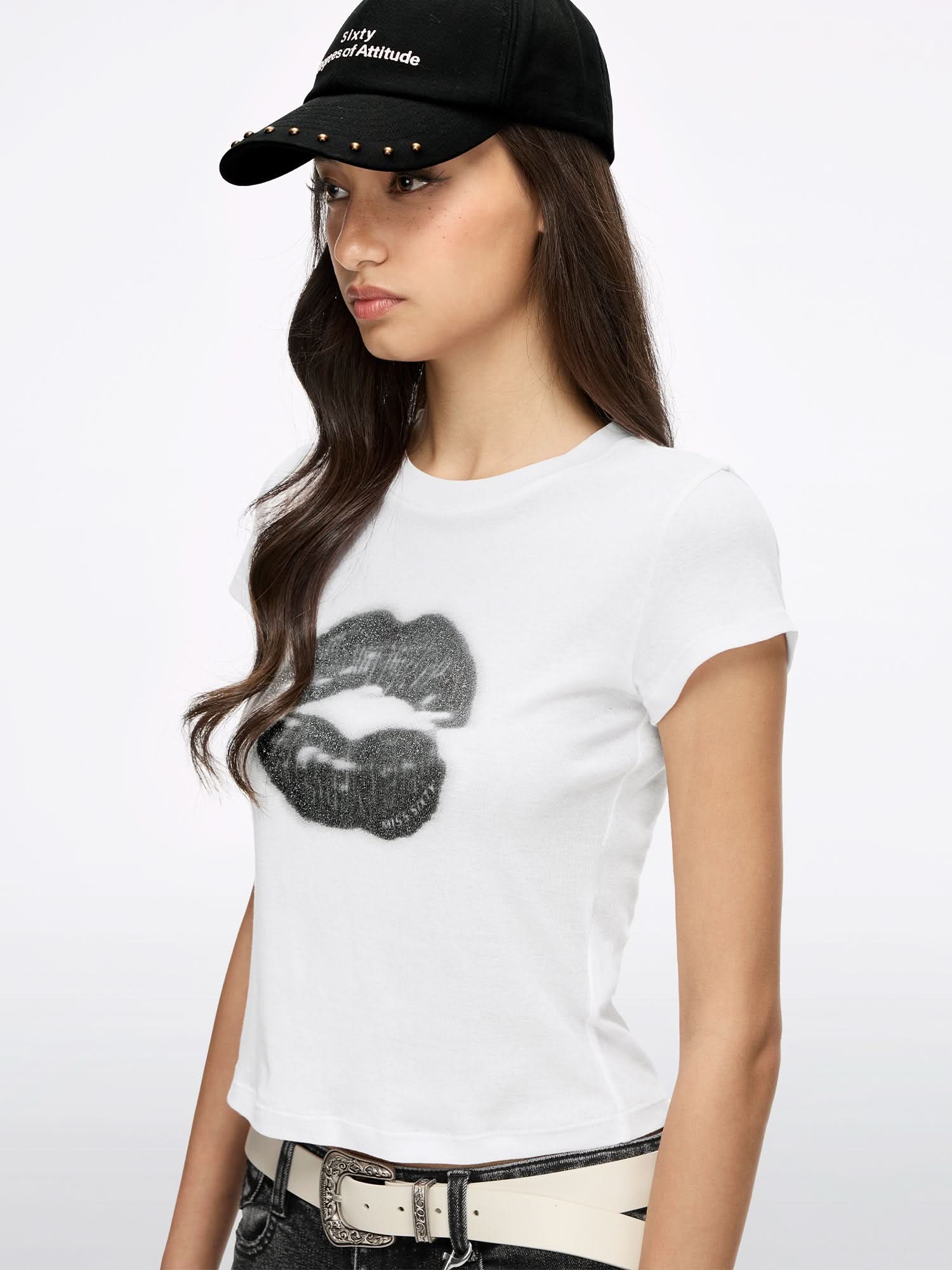 Lip-Print T-Shirt