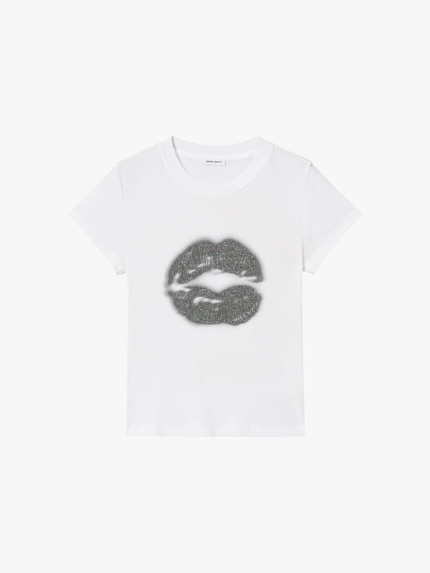 Lip-Print T-Shirt