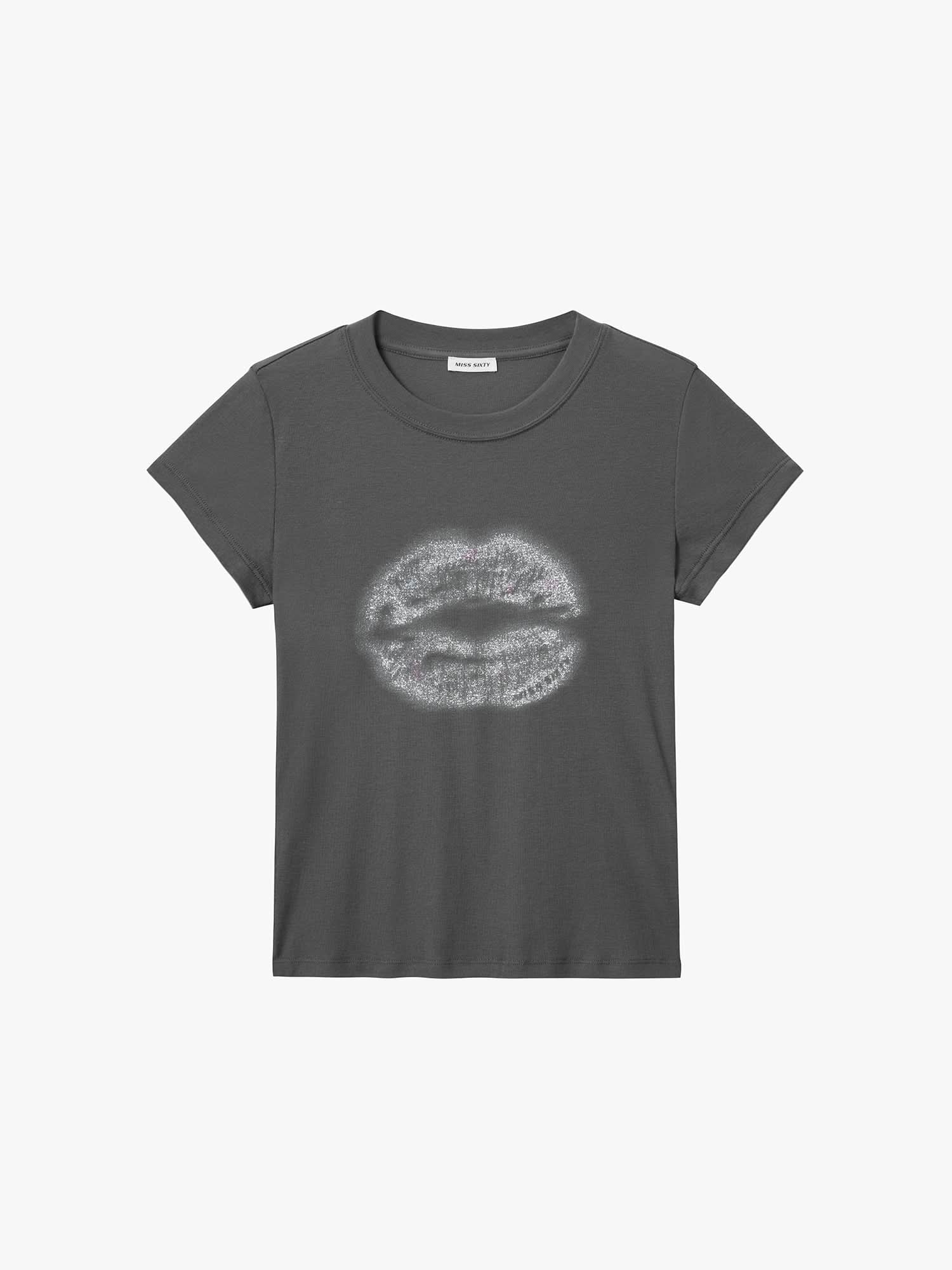 Lip-Print T-Shirt