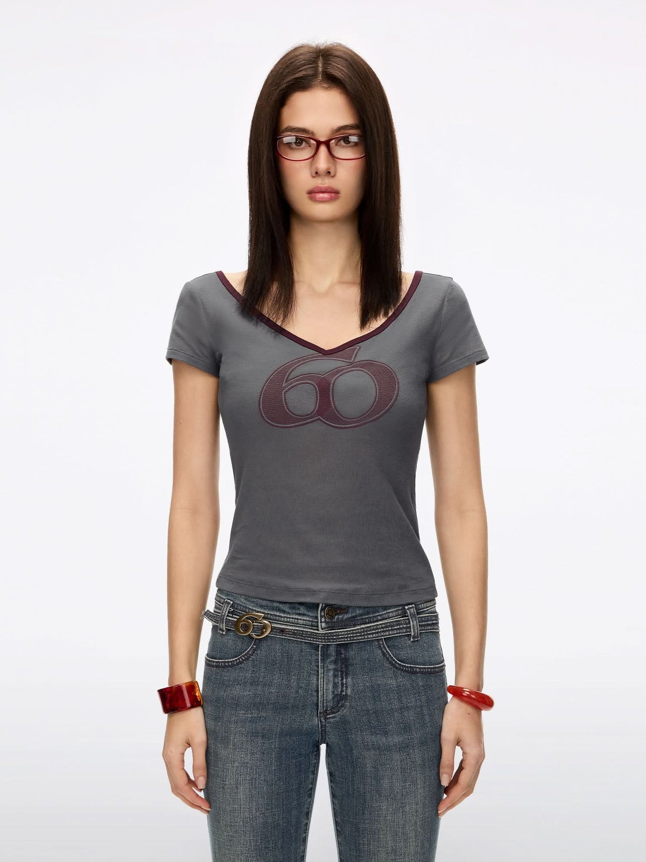 Logo Embroidered T-Shirt