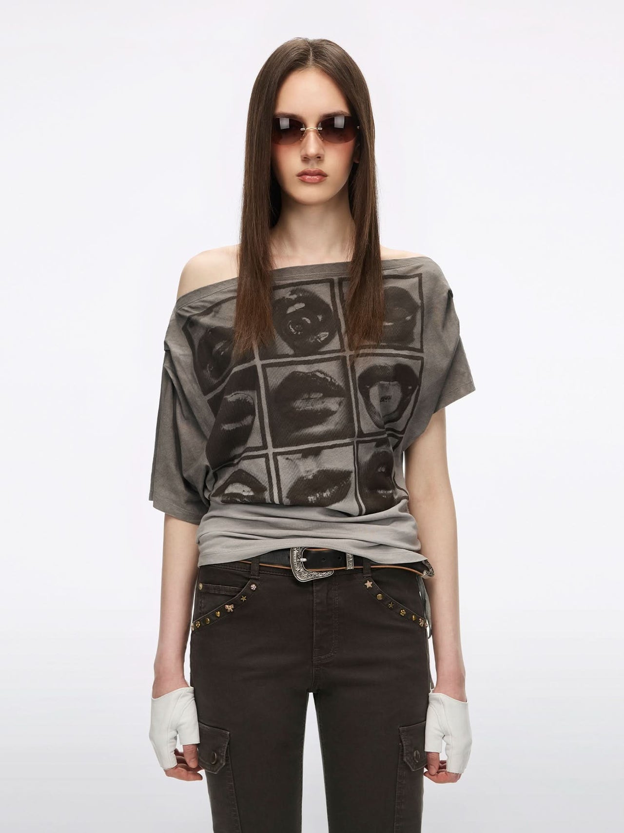 Off-Shoulder T-Shirt