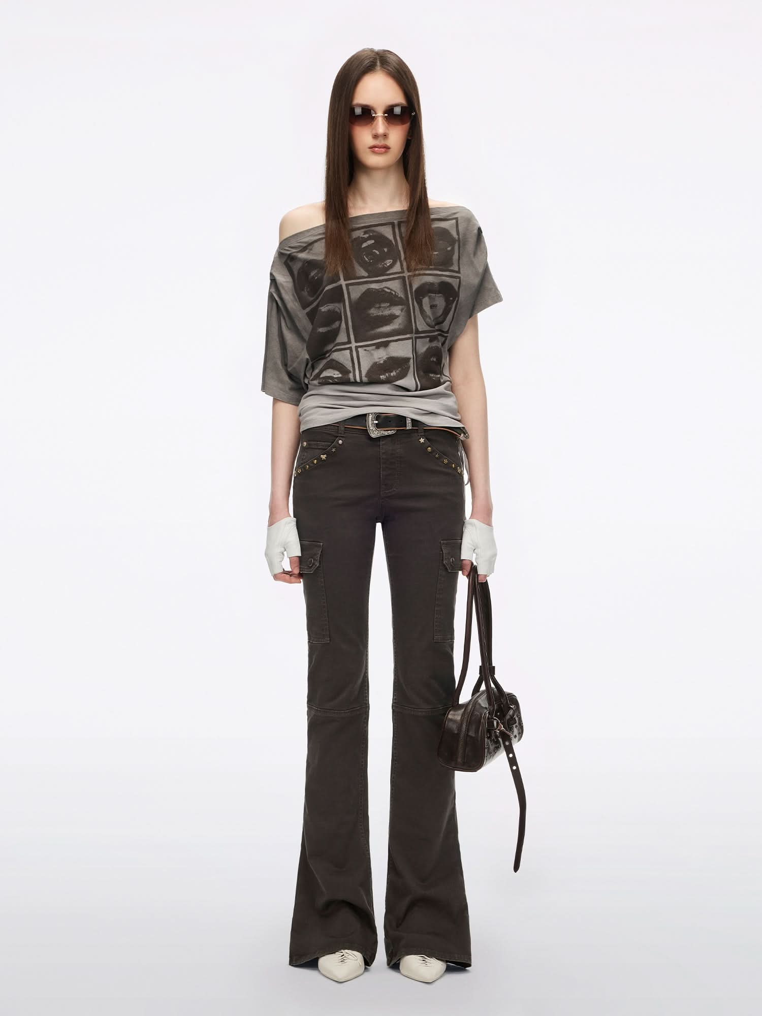 Off-Shoulder T-Shirt