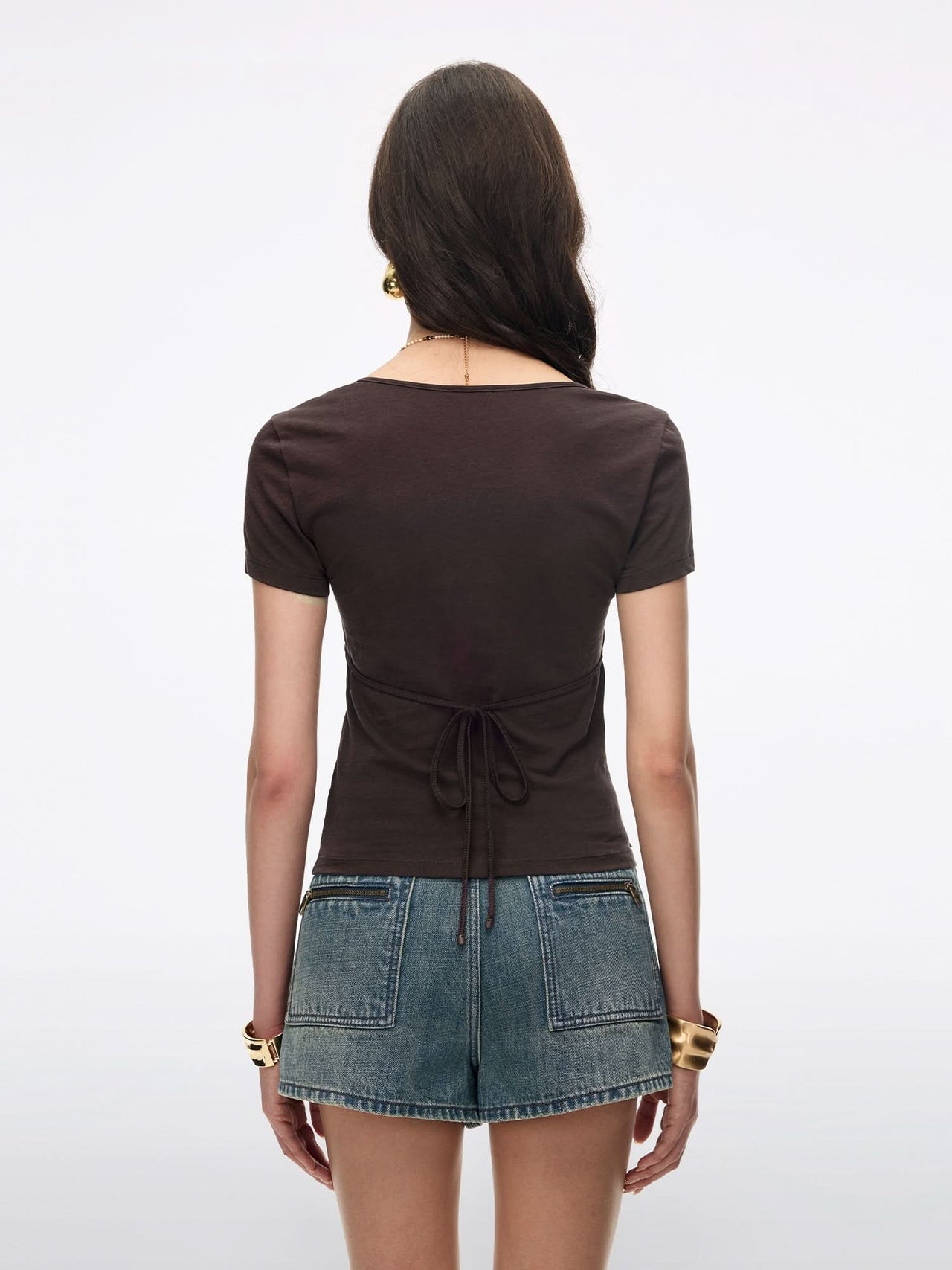 Faux Layered-Look T-Shirt