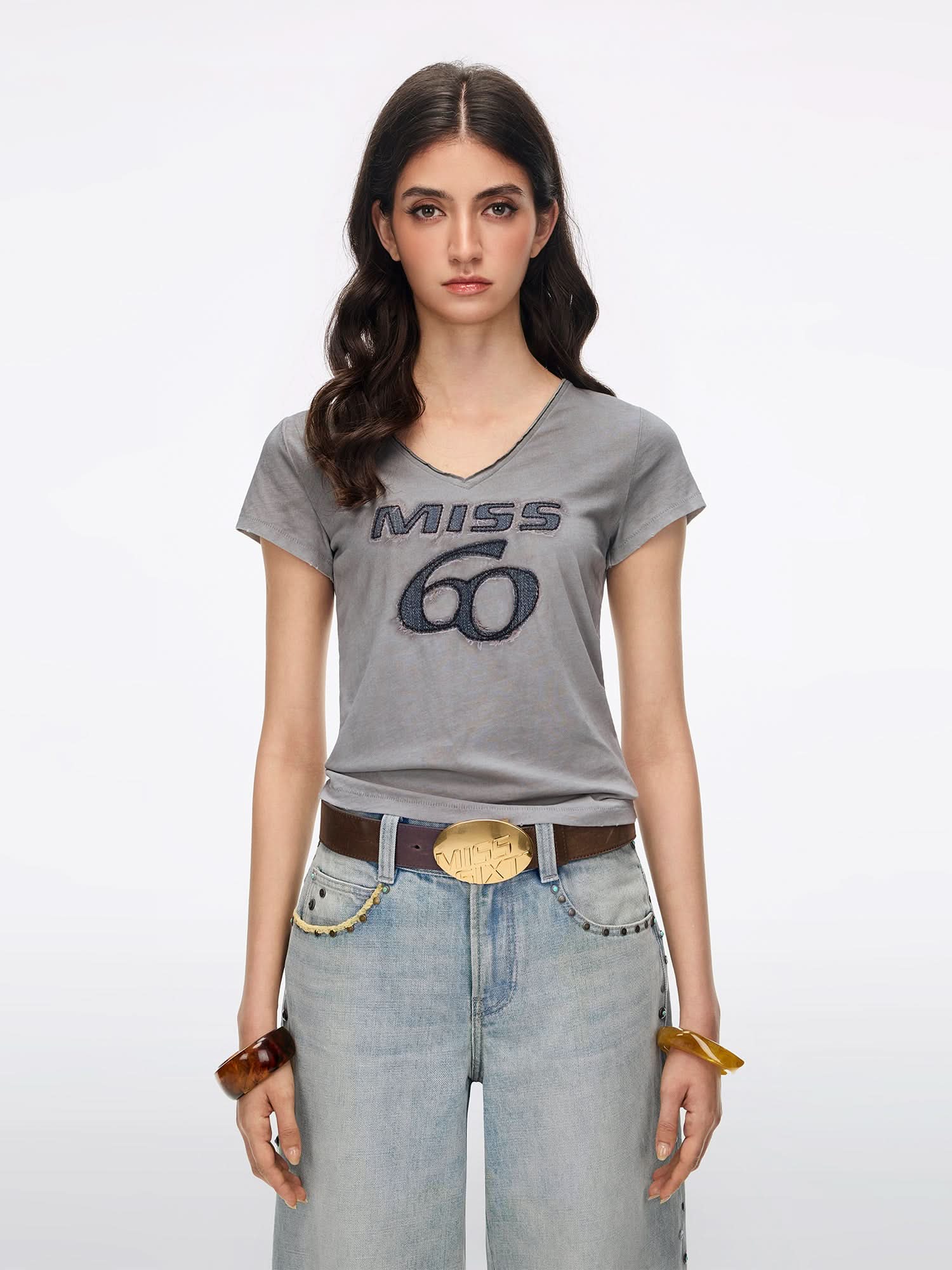 Logo Embroidered T-Shirt