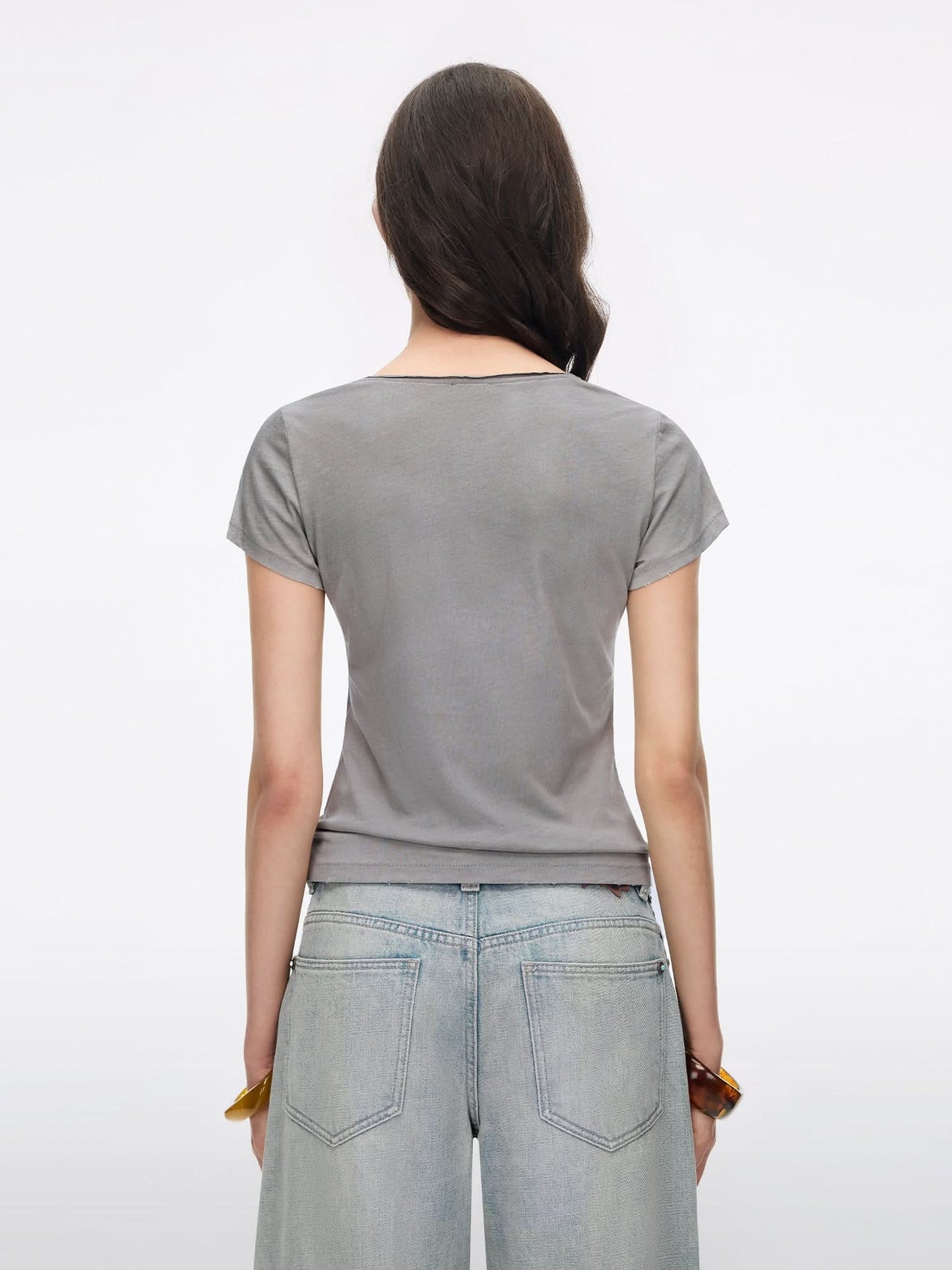 Logo Embroidered T-Shirt