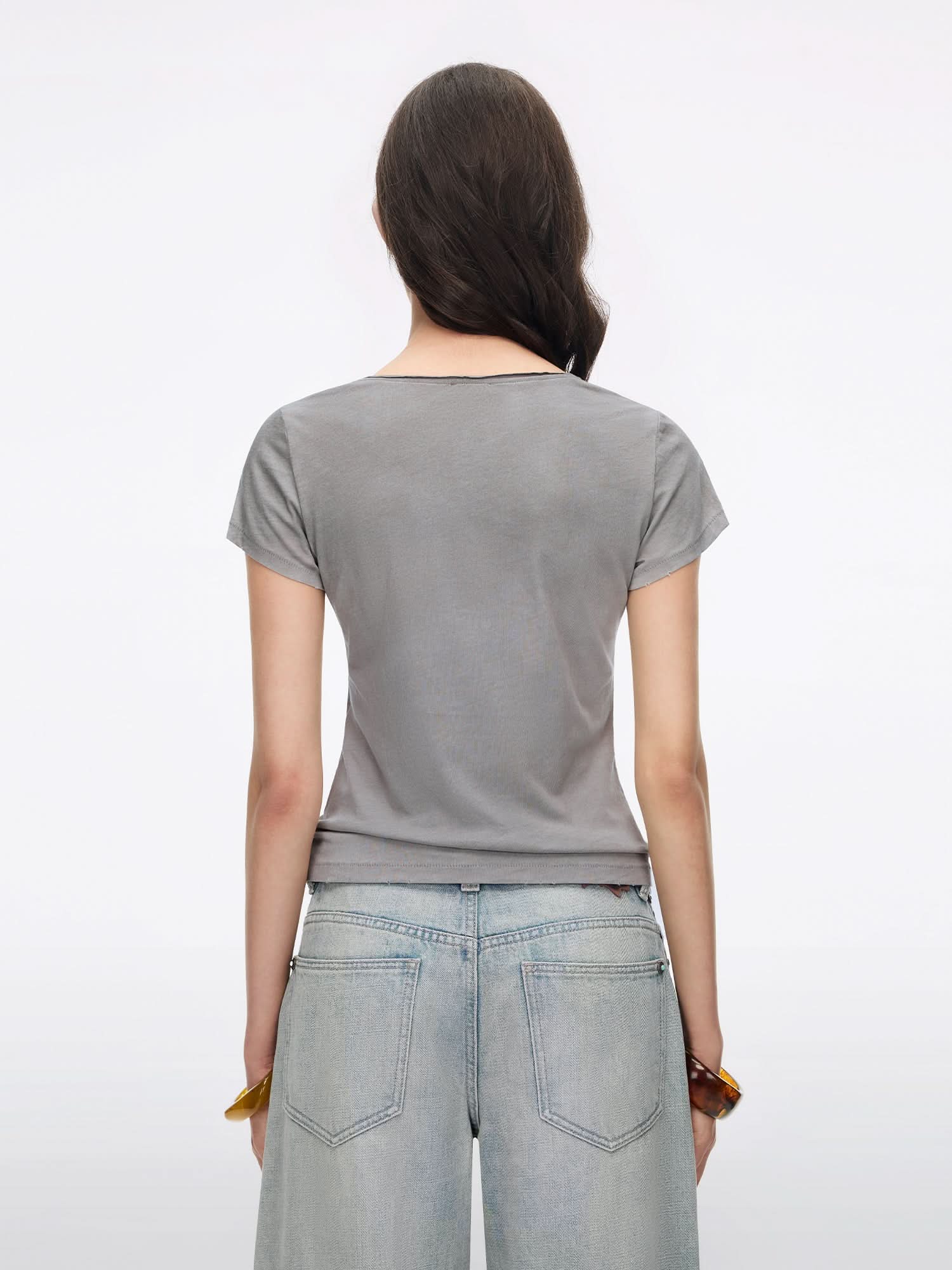 Logo Embroidered T-Shirt