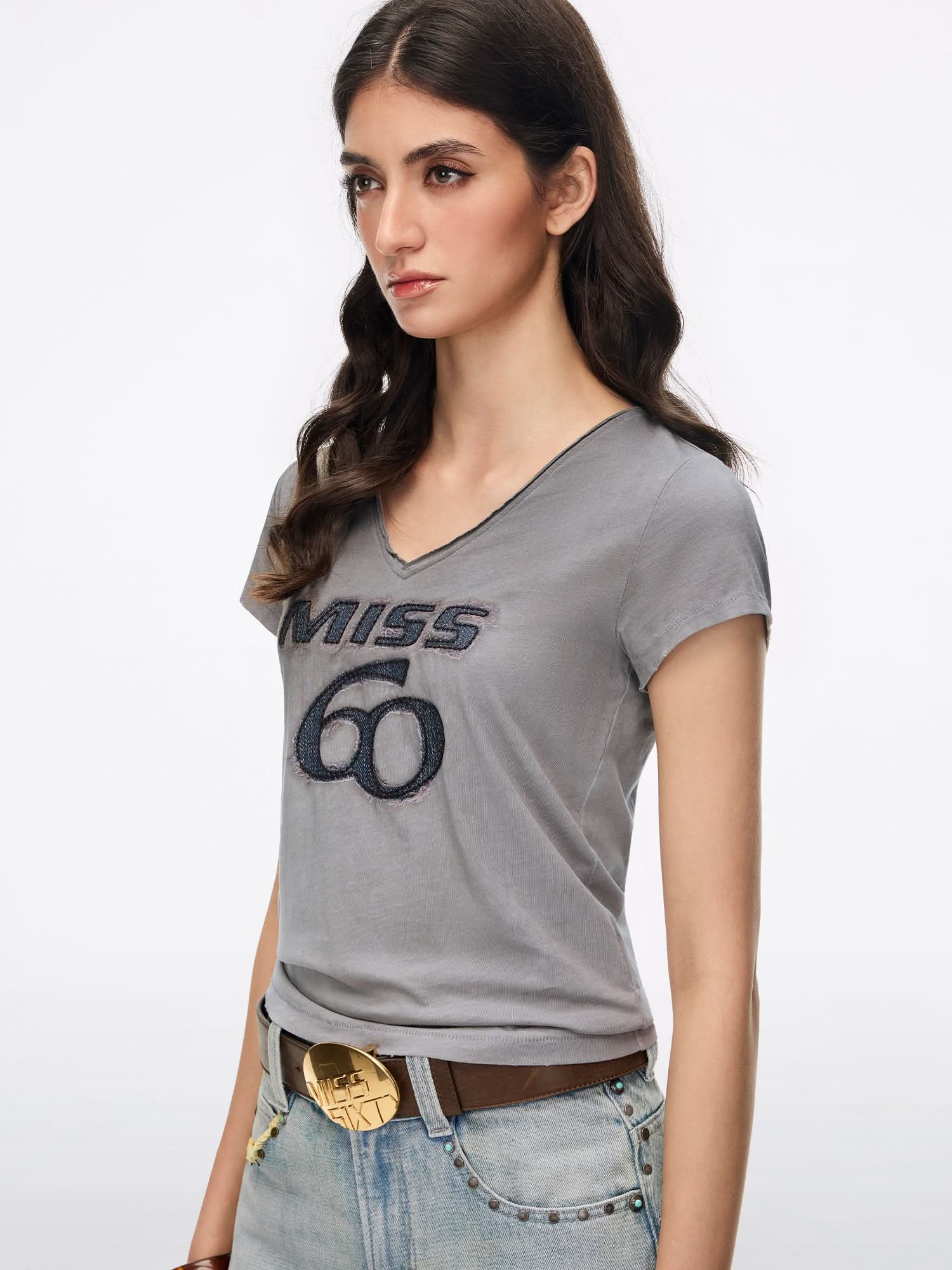 Logo Embroidered T-Shirt