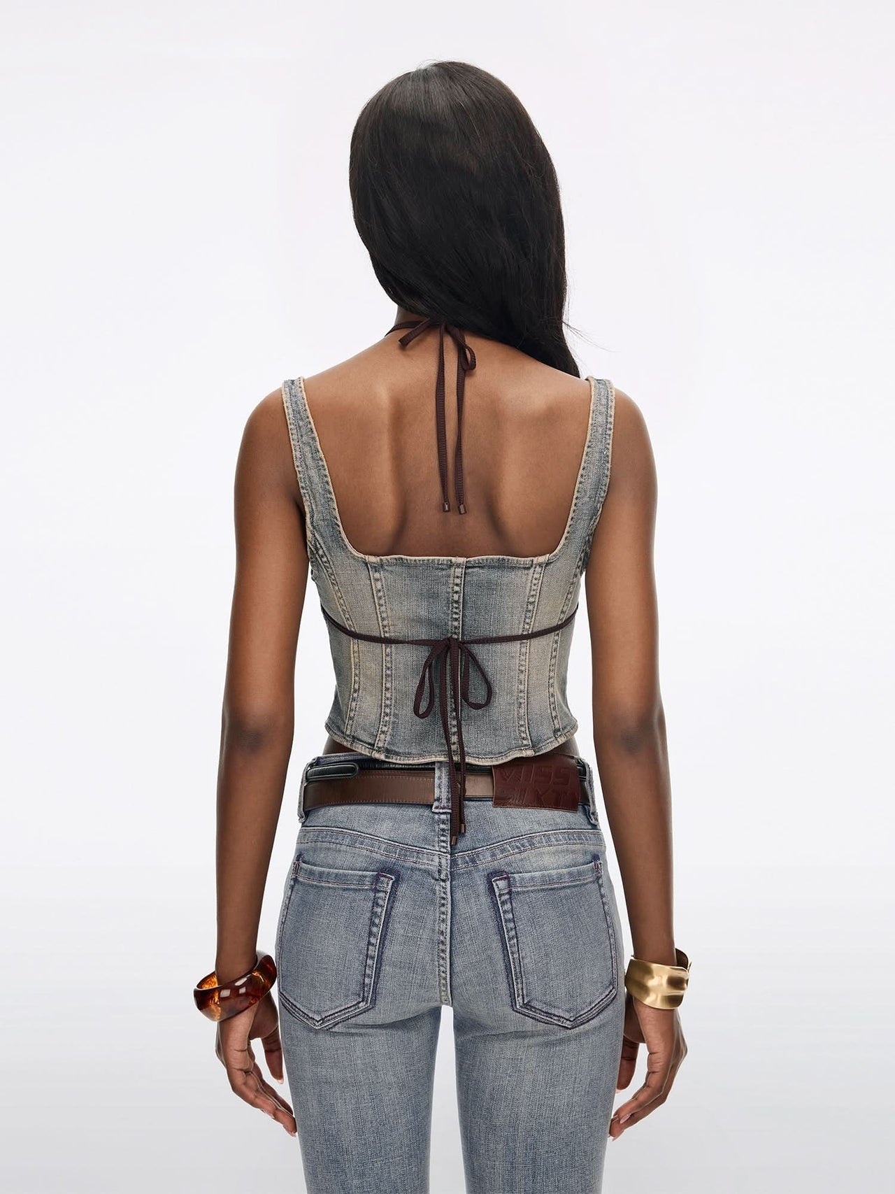 Denim Vest Set