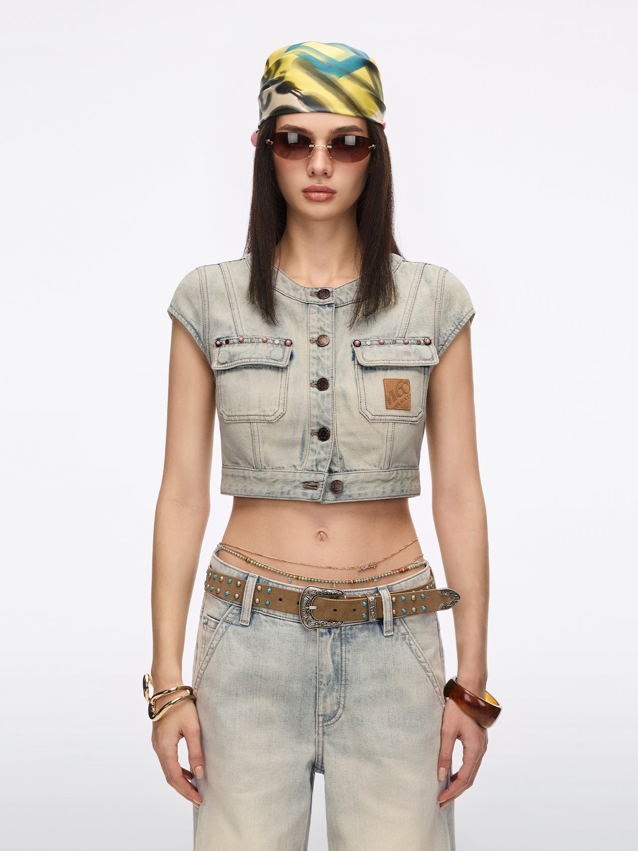 Studded Denim Jacket