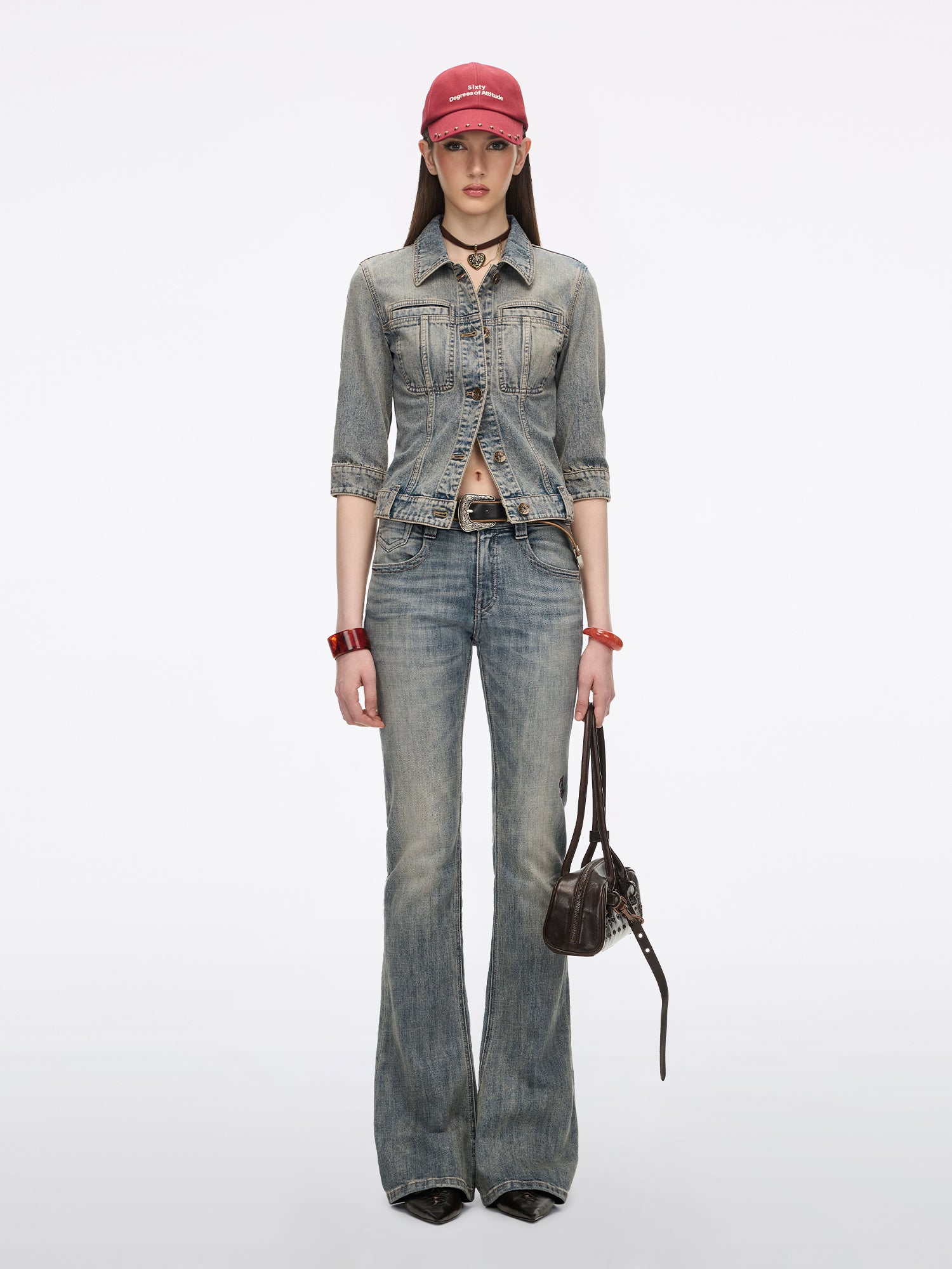 Multi-Patch Denim Jacket