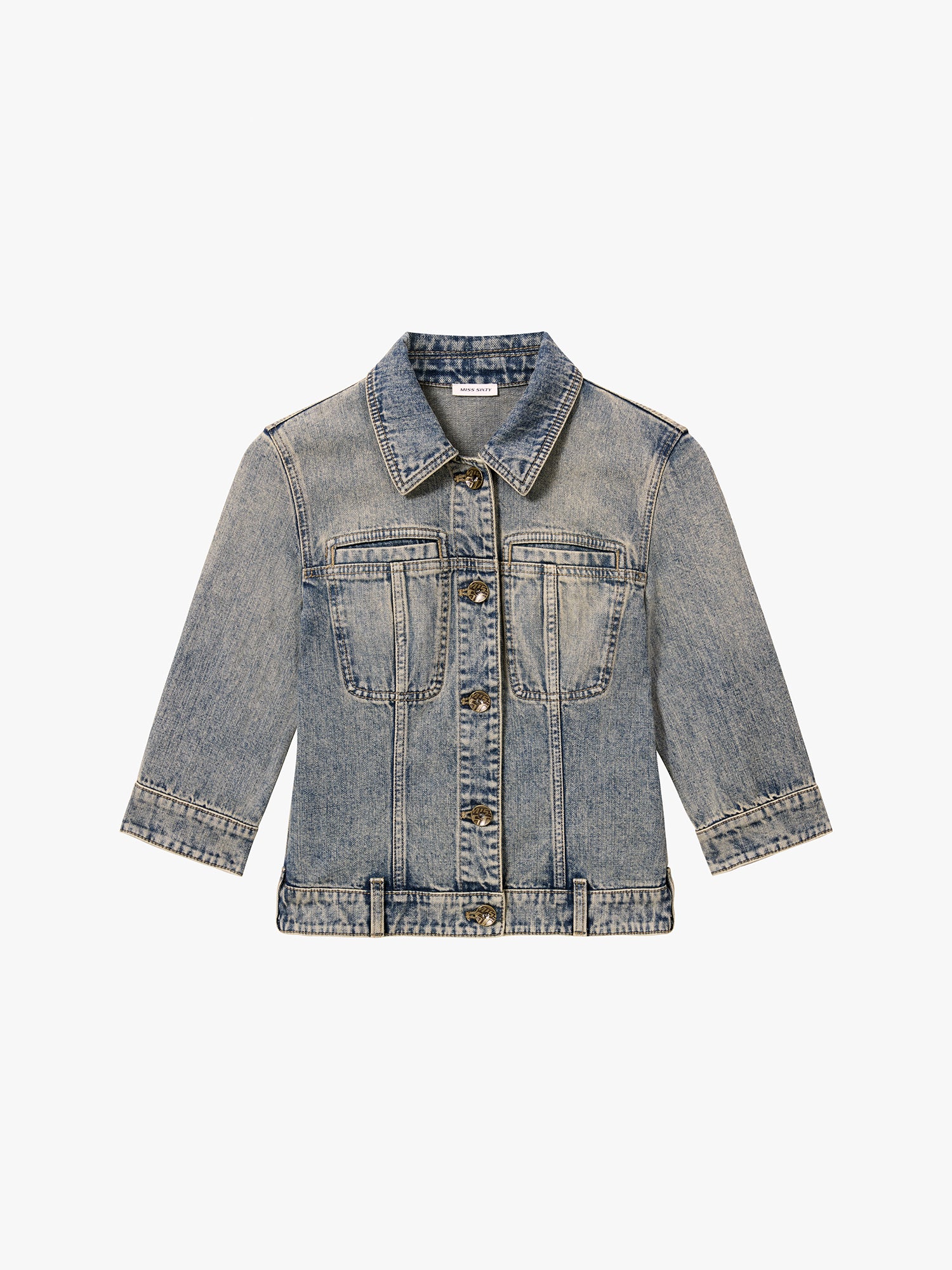 Multi-Patch Denim Jacket