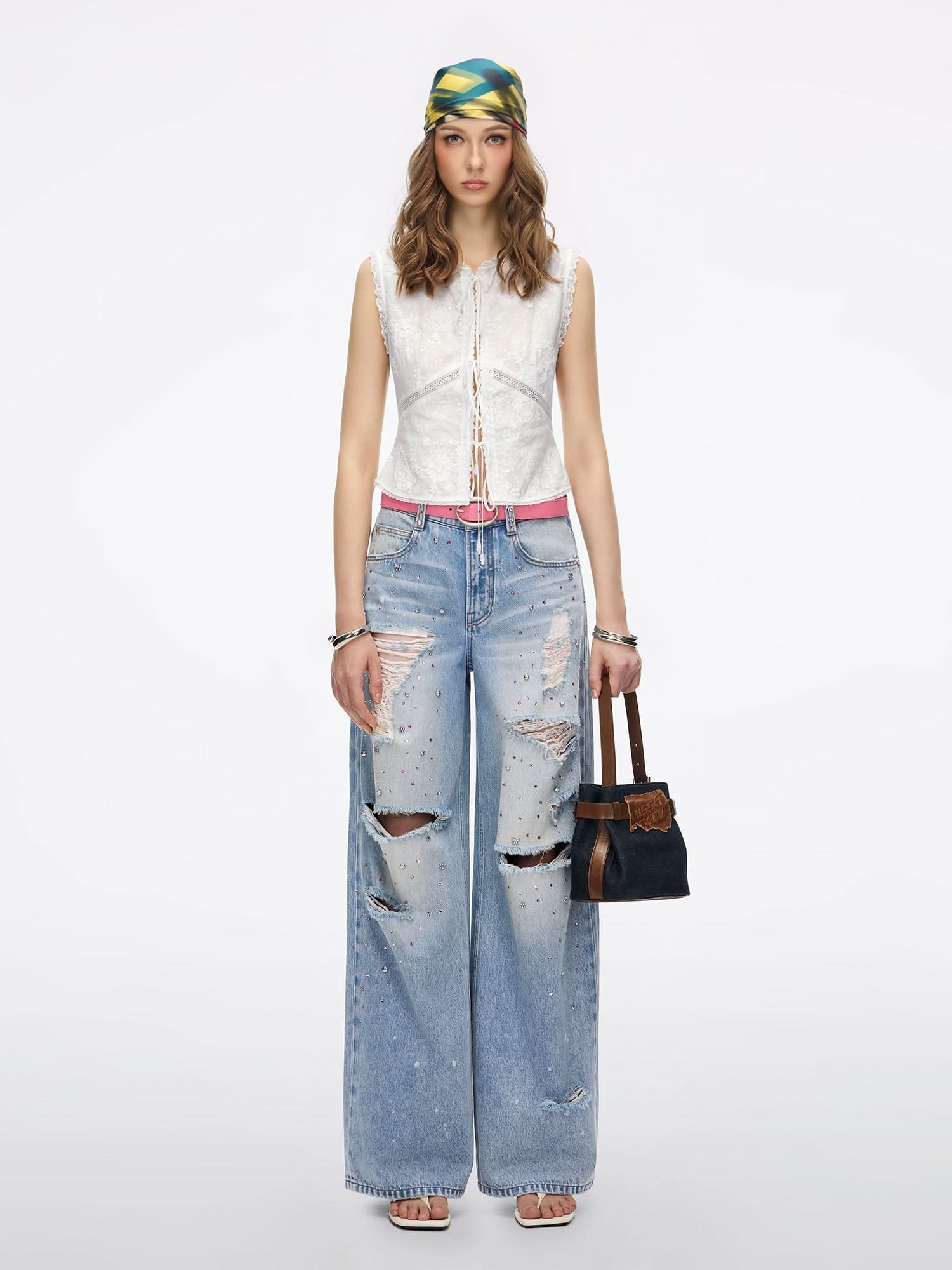 Sequin Embroidered Shirt