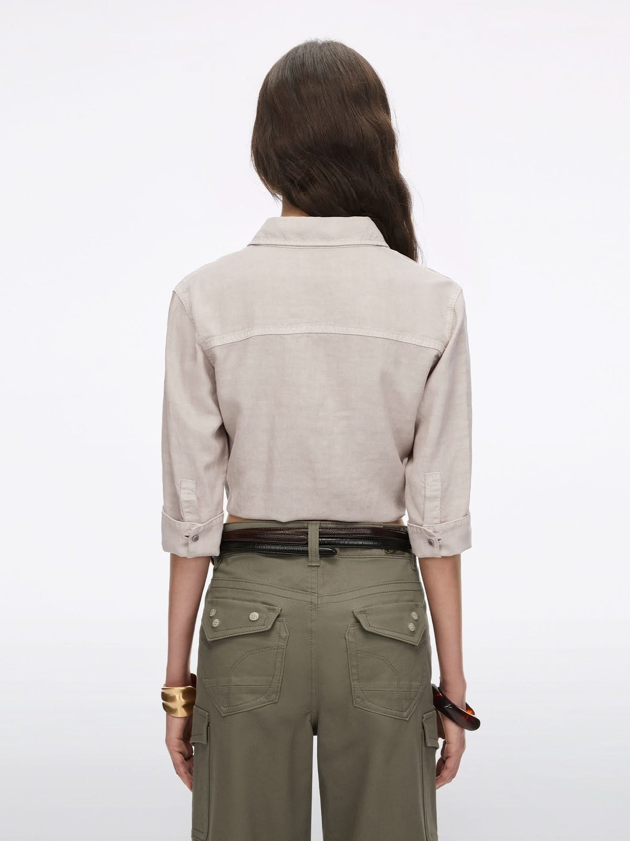 Multi-Patch Denim Shirt