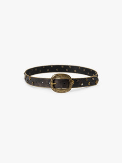 Studded Leather Belt