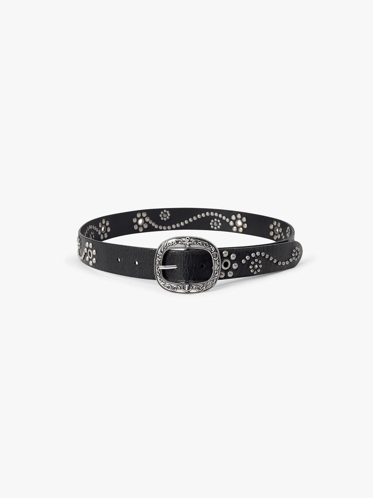Studded Leather Belt