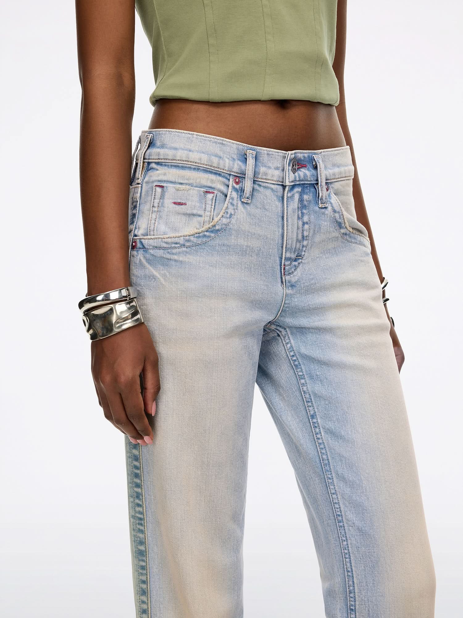 Mid-Rise Flared Jeans-TOMMY