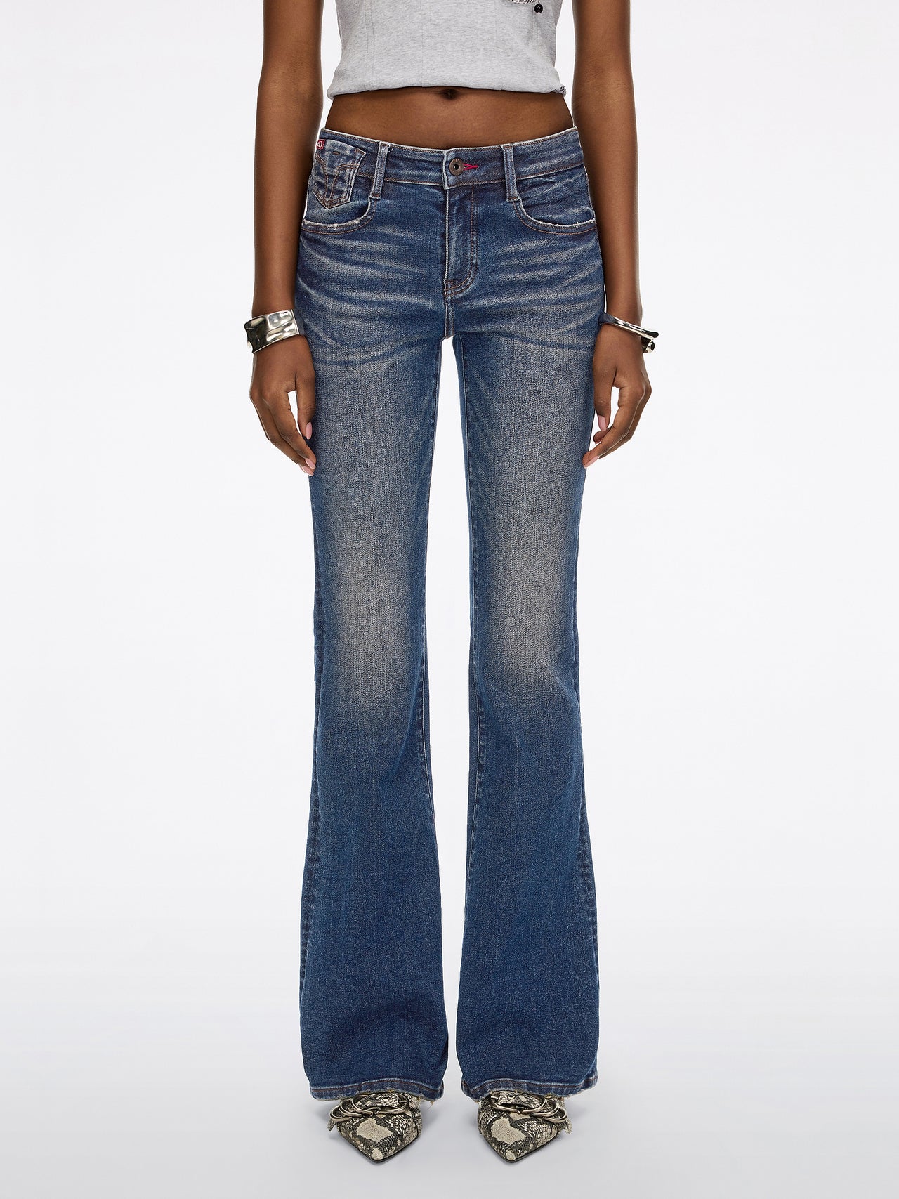 Push-Up Flared Jeans-MAGIC PLUS