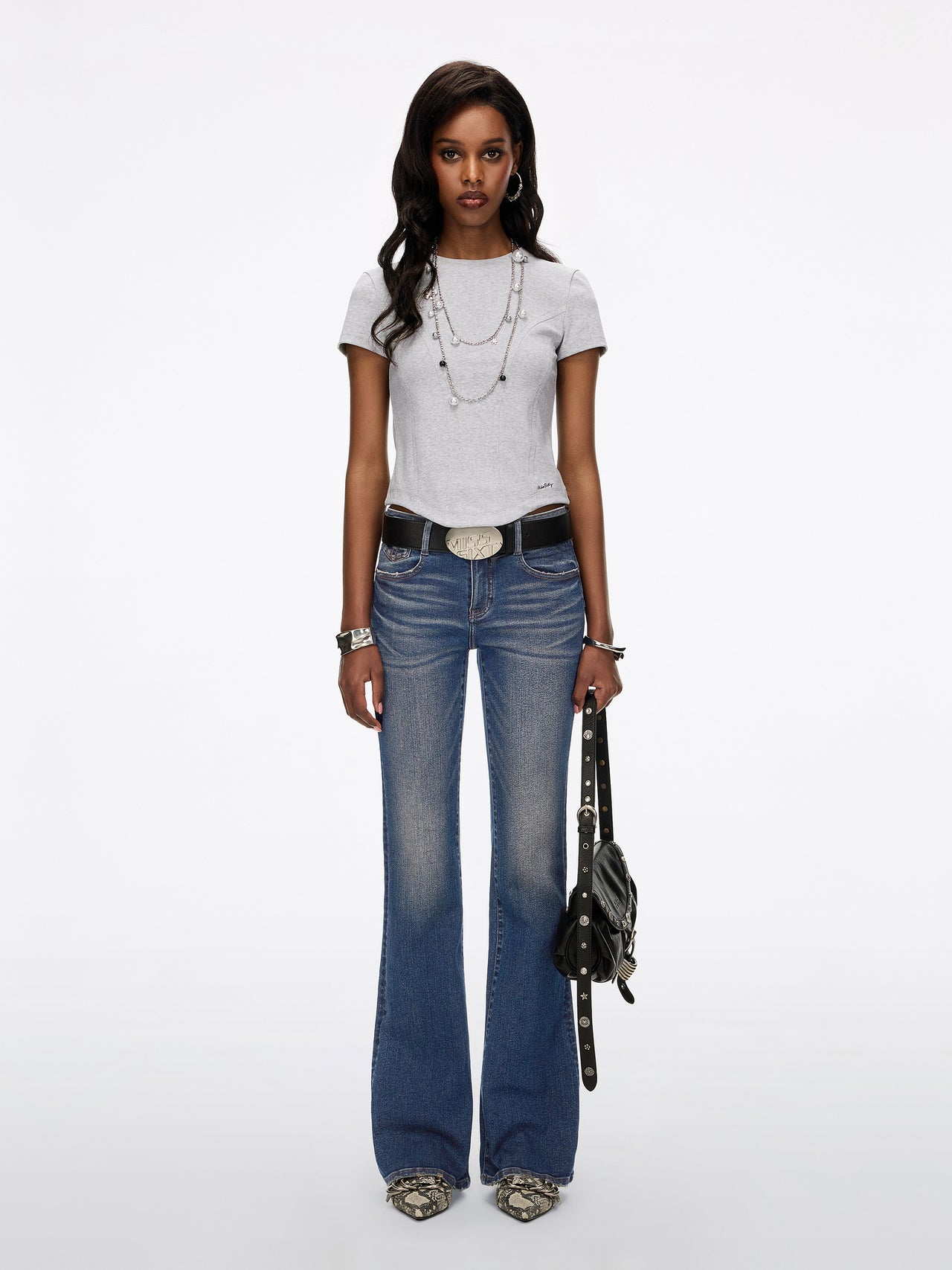 Push-Up Flared Jeans-MAGIC PLUS