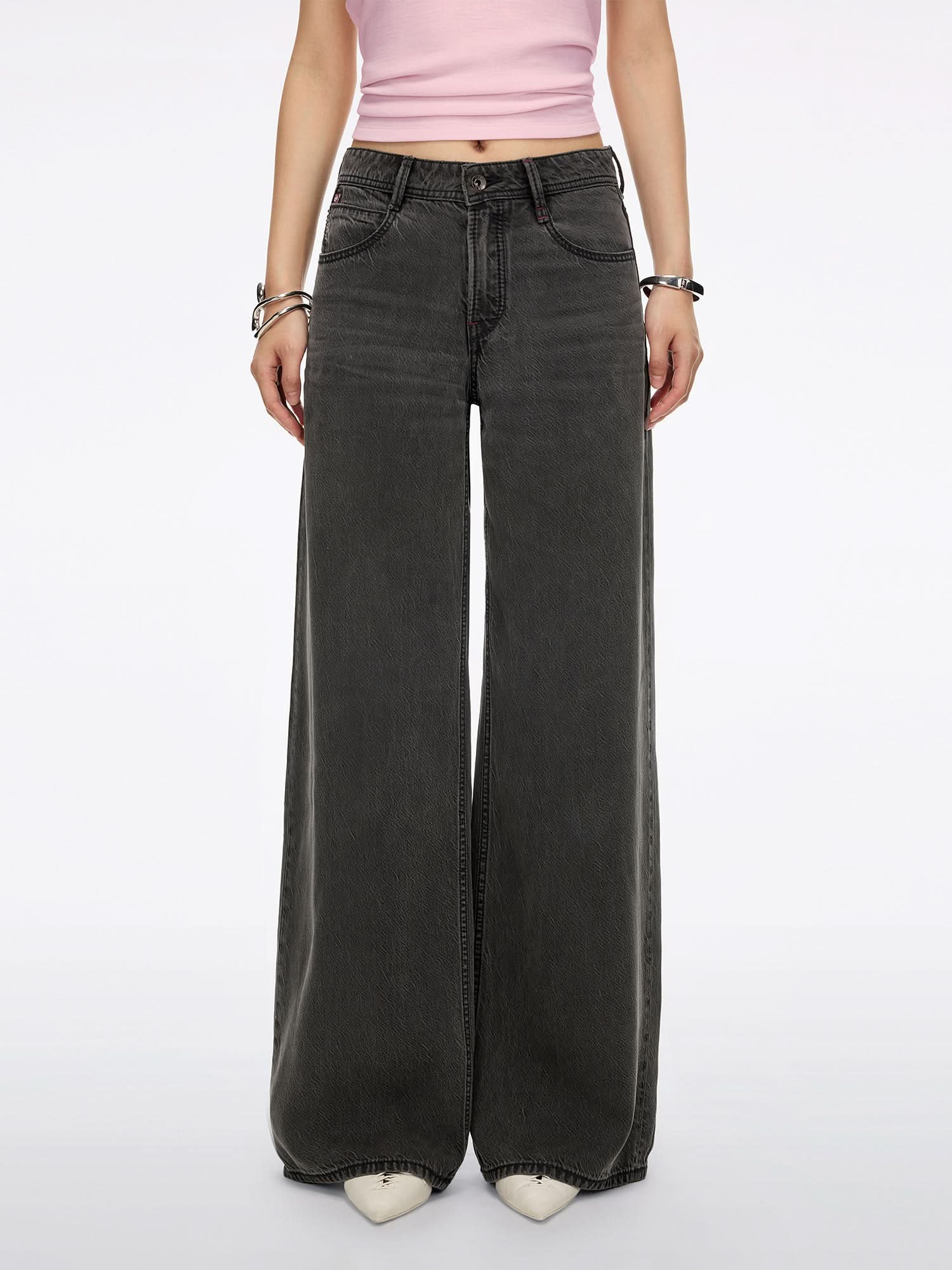 Relaxed Wide-Leg Jeans-JASMINE