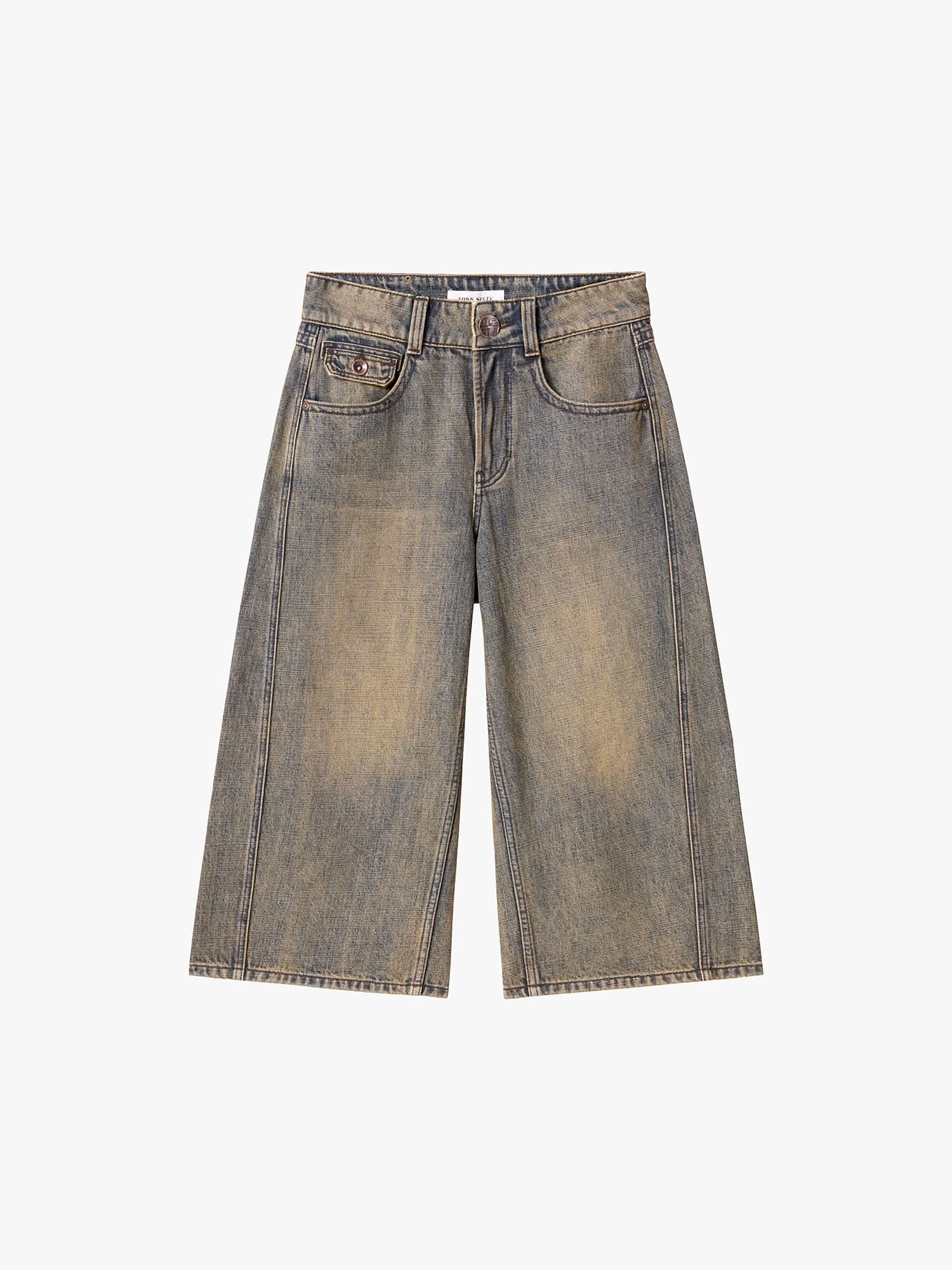 Distressed Bermuda Shorts