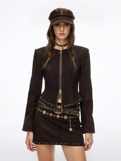 Studded Leather Jacket