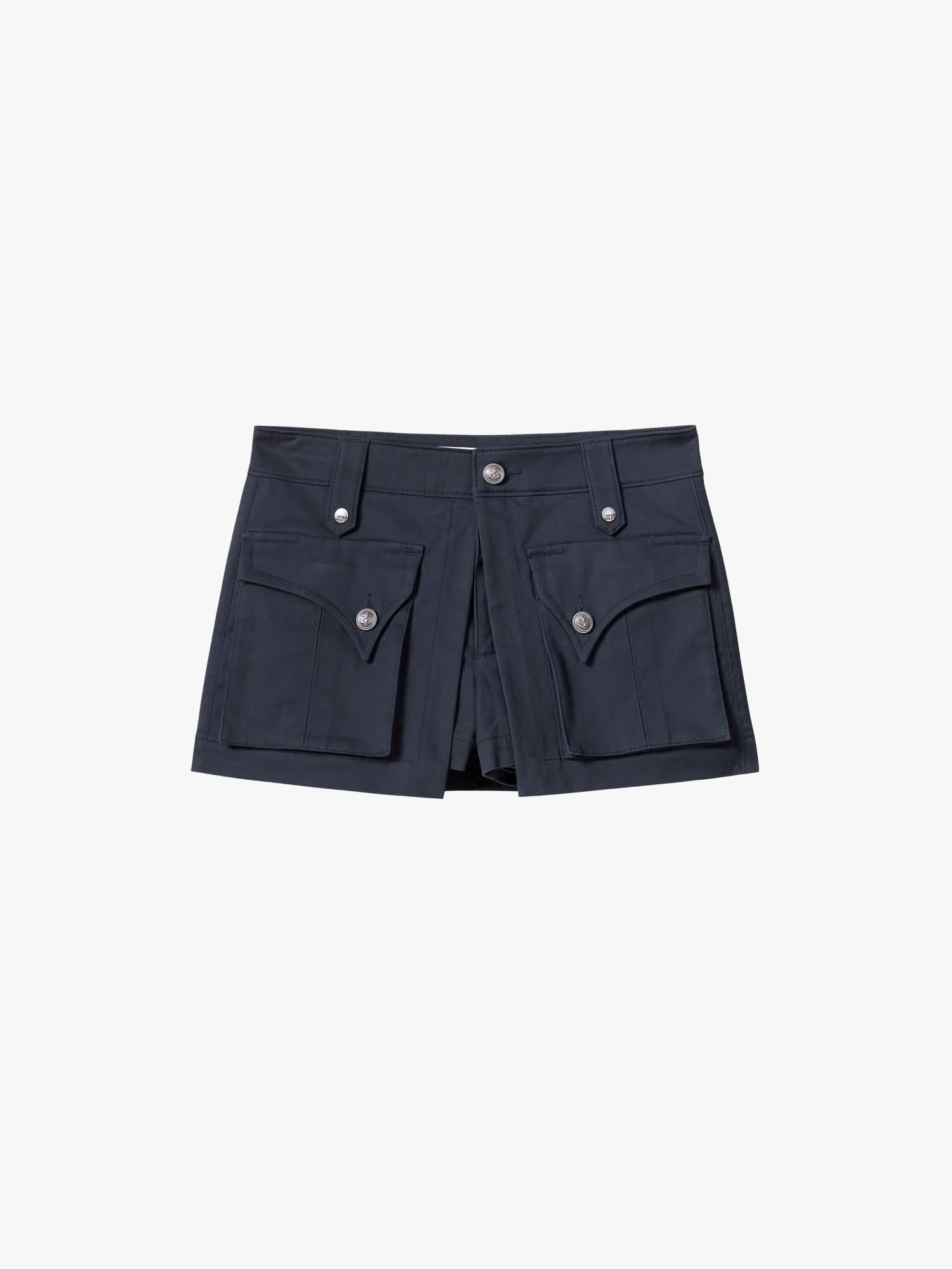 Flap-Pocket Cargo Skort