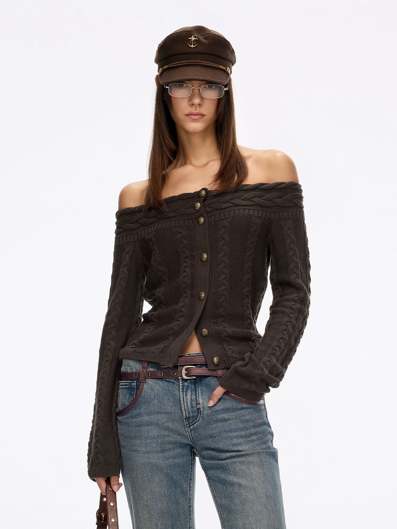 Cable-Knit Top