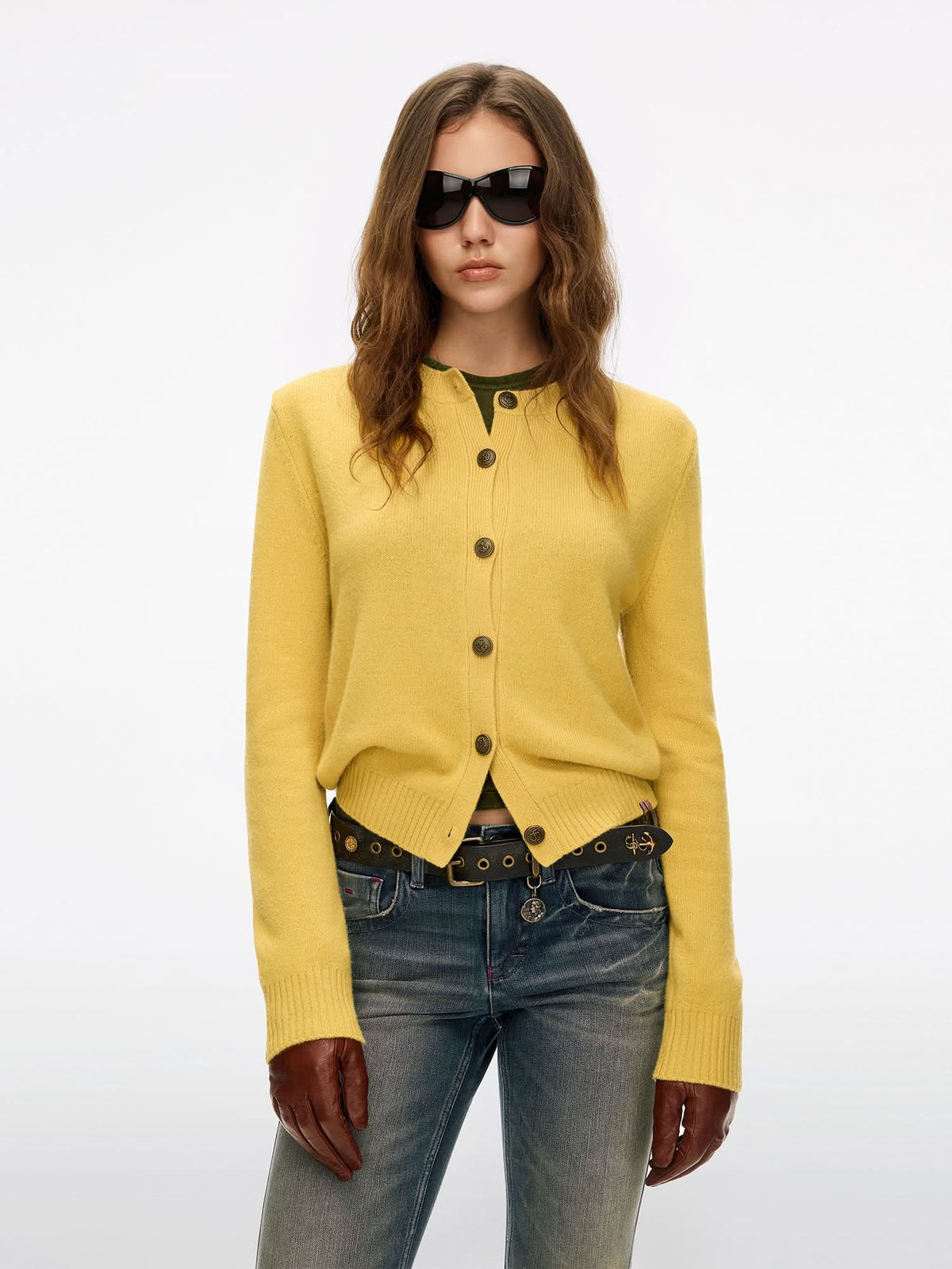 Wool Knit Cardigan