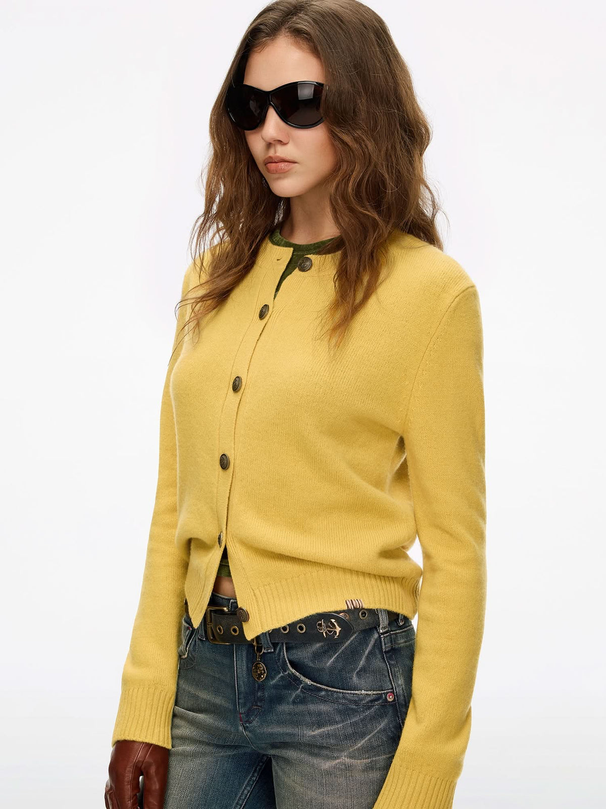 Wool Knit Cardigan