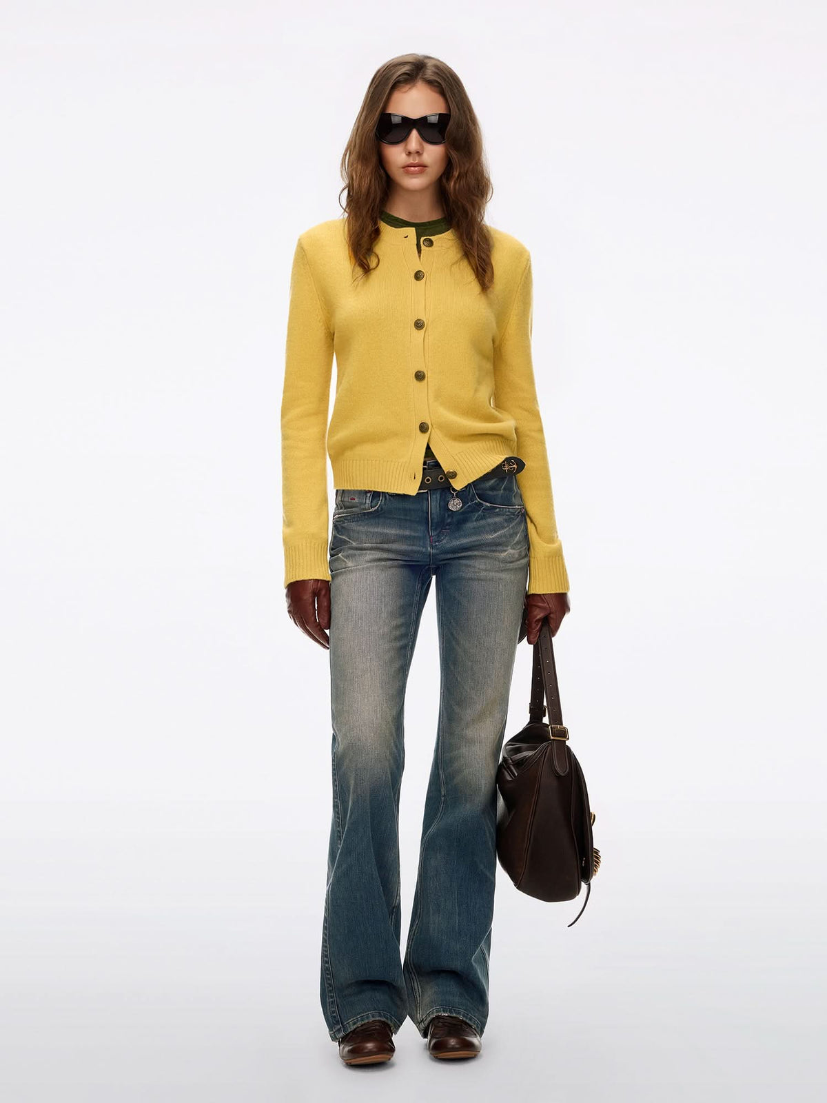 Wool Knit Cardigan