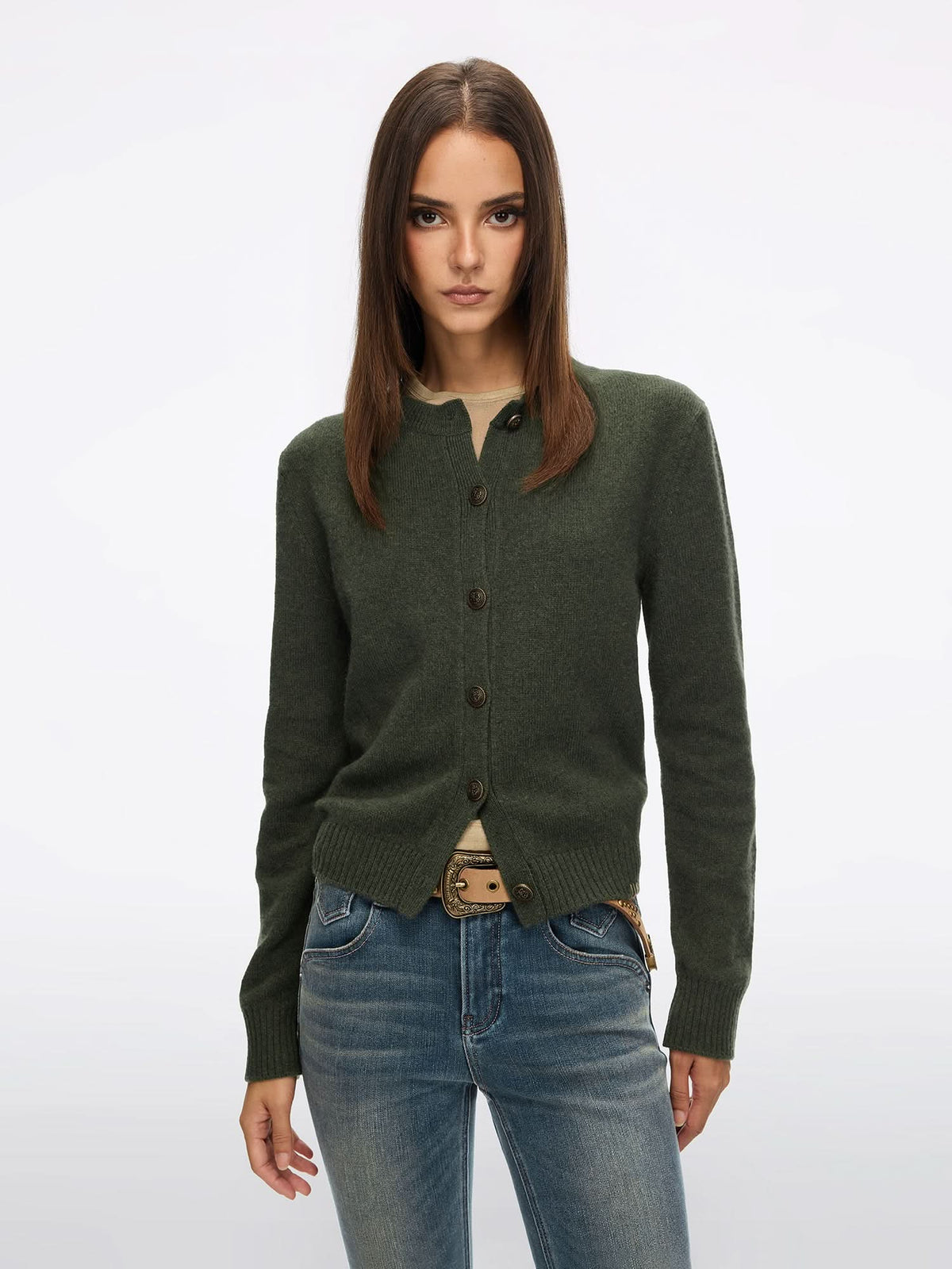 Wool Knit Cardigan