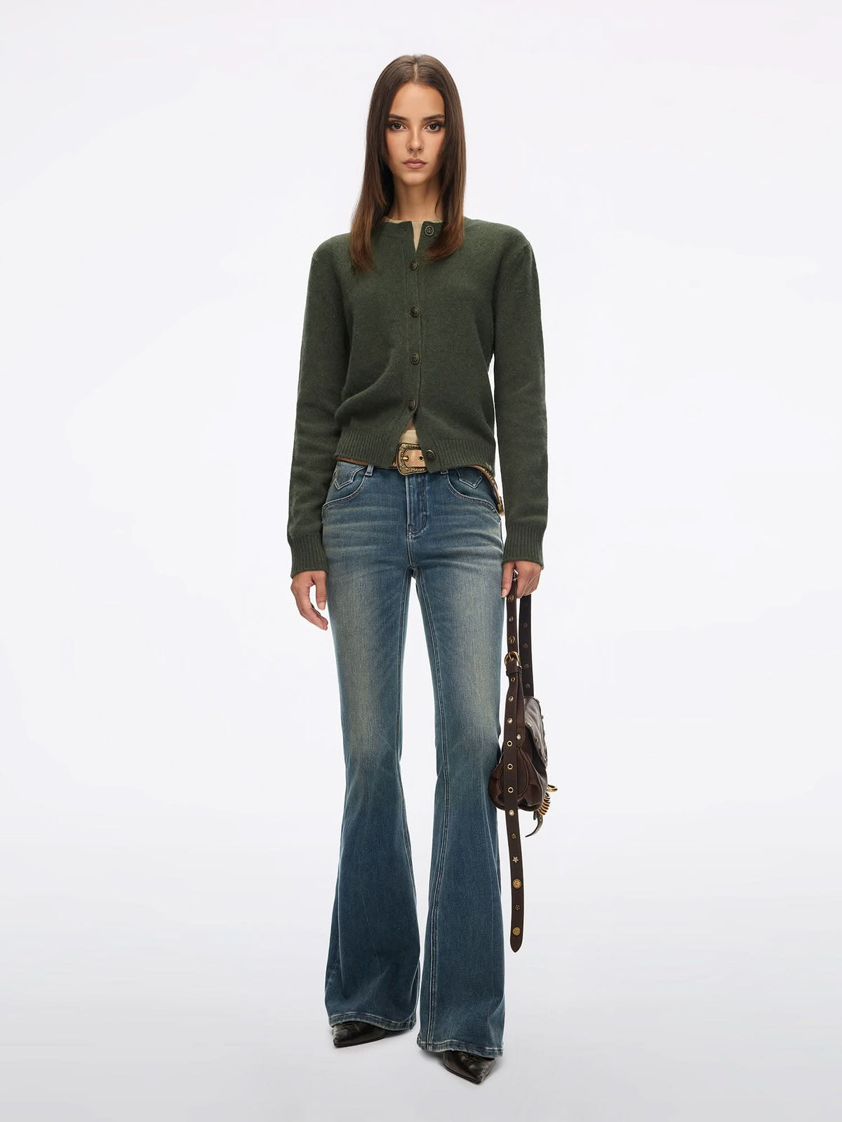 Wool Knit Cardigan
