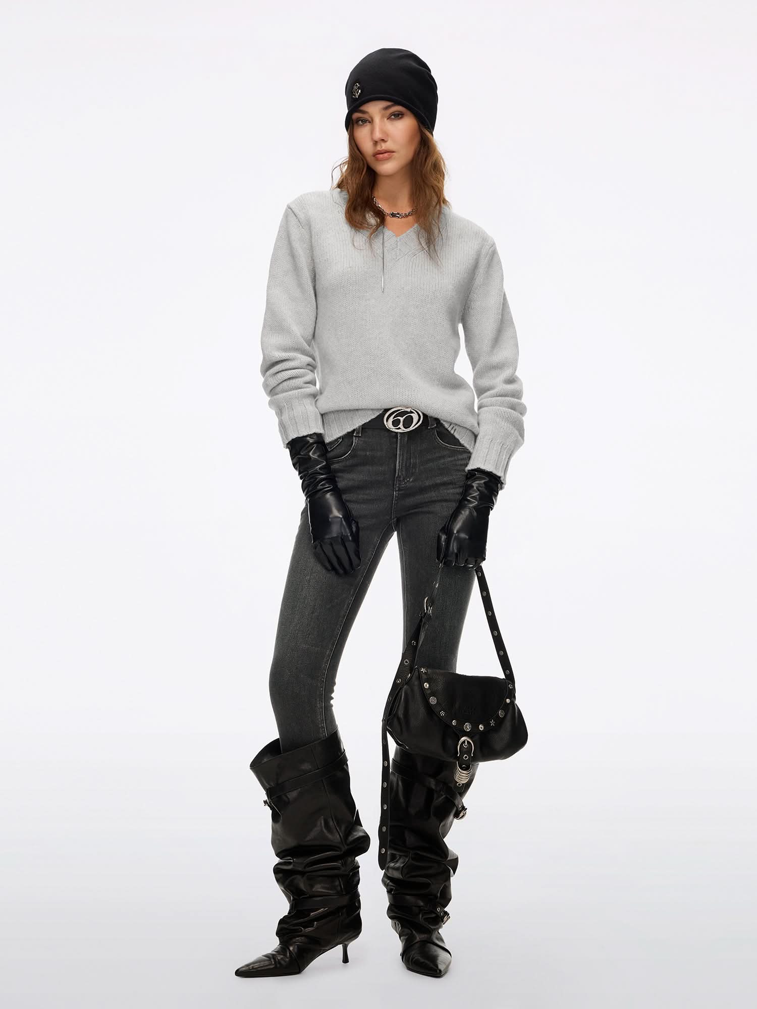 Wool Knit Top