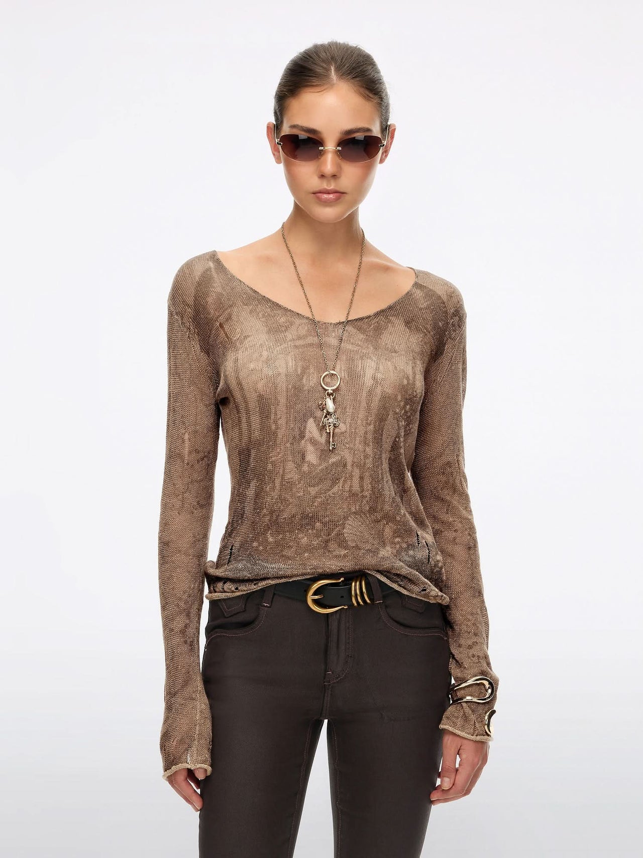 Spray-Printed Knitwear
