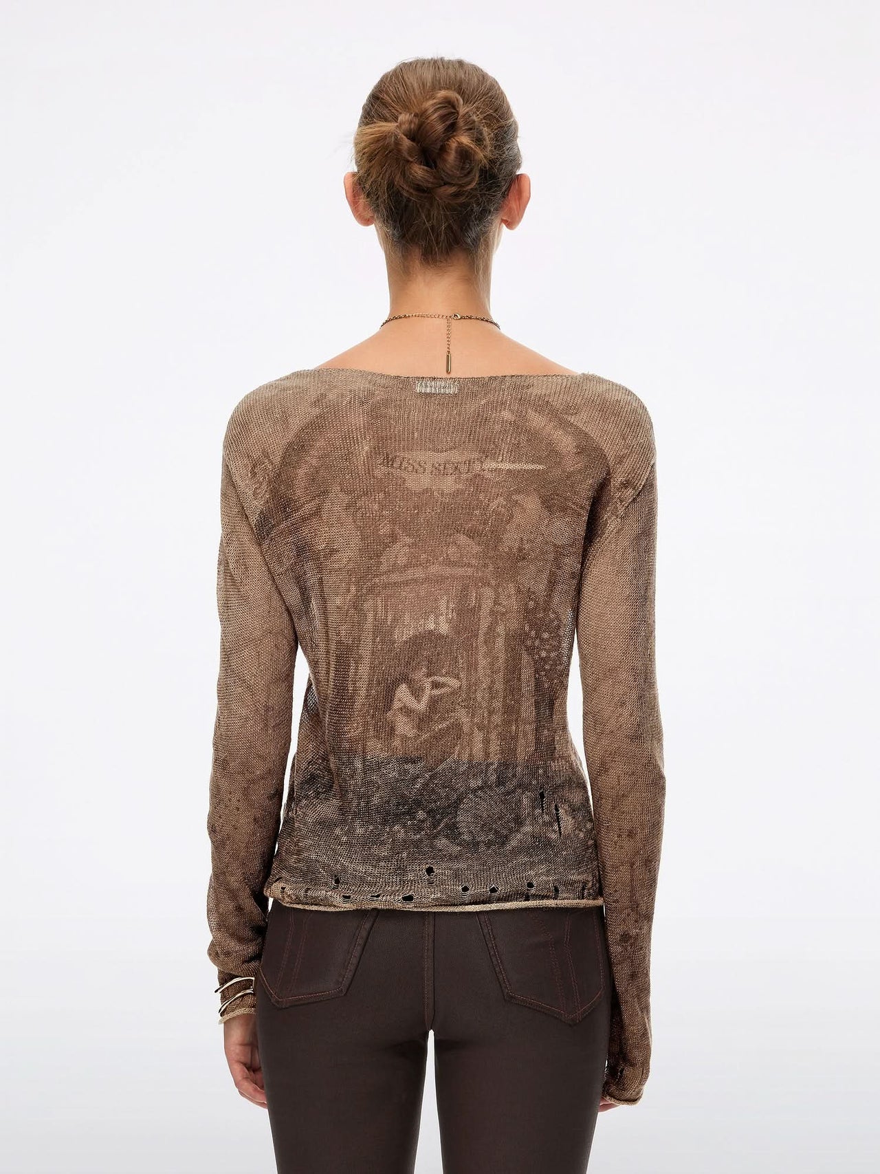 Spray-Printed Knitwear
