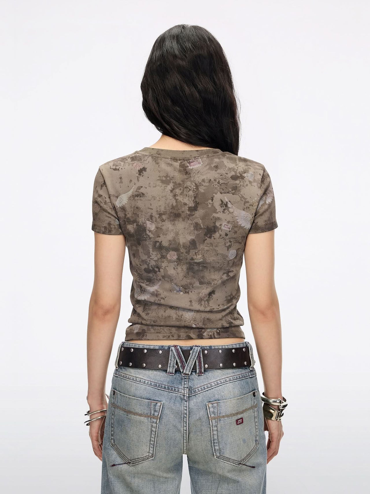 Rhinestone Graphic T-Shirt