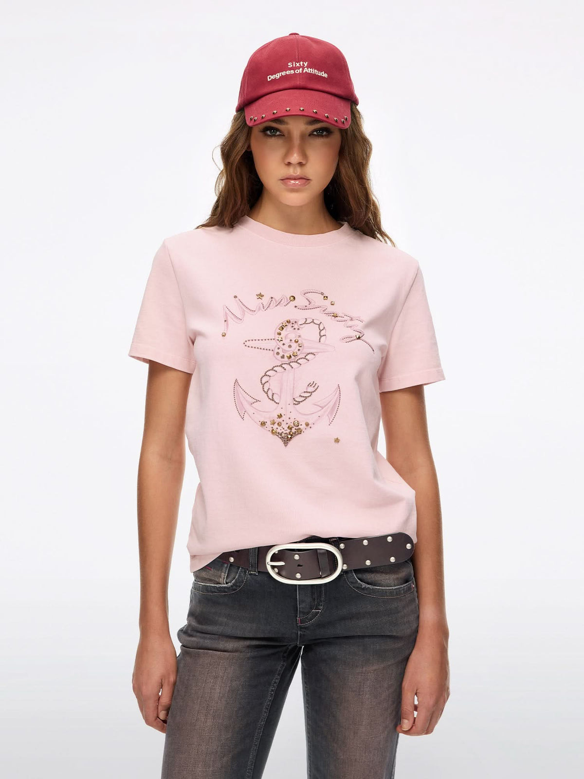 Studded Graphic T-Shirt
