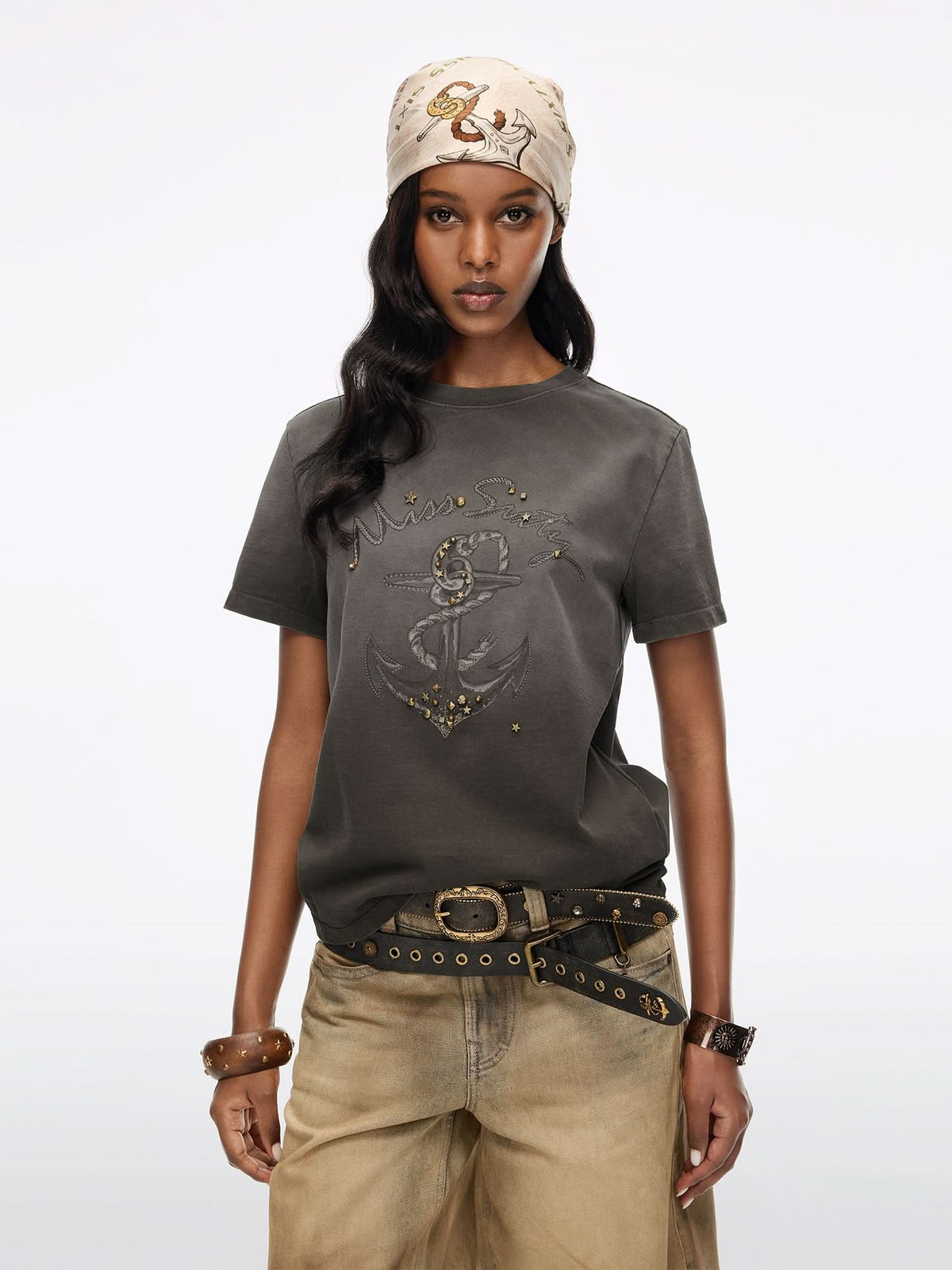 Studded Graphic T-Shirt