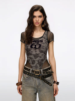 Lace Mesh Bodysuit