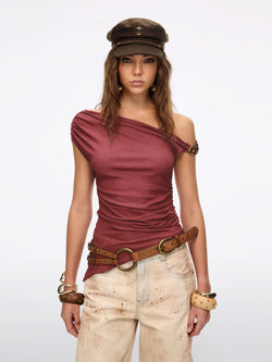 Asymmetric Logo Top