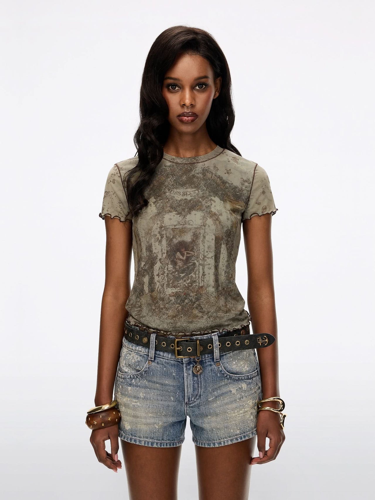 Distressed Graphic T-Shirt