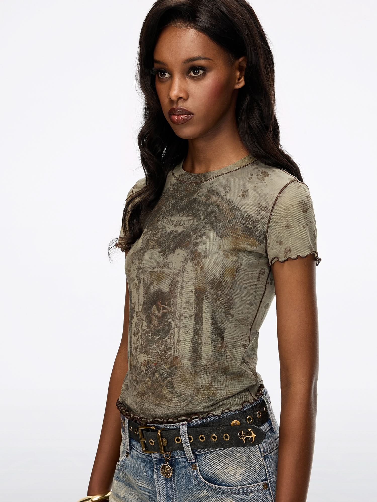 Distressed Graphic T-Shirt