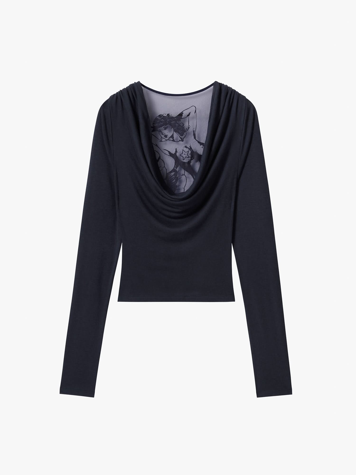 Mesh Spliced T-Shirt