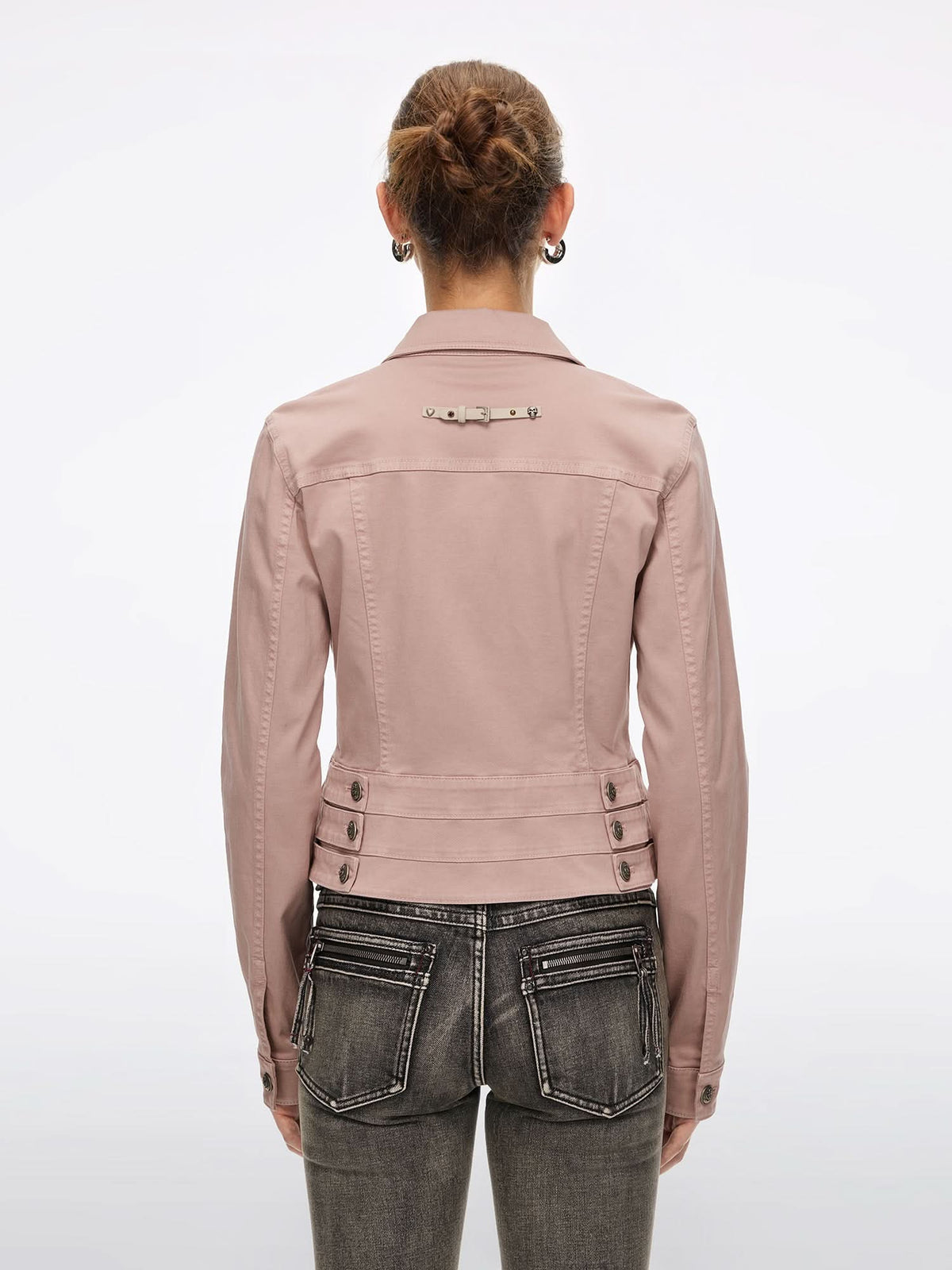 Leather-Buckle Jacket