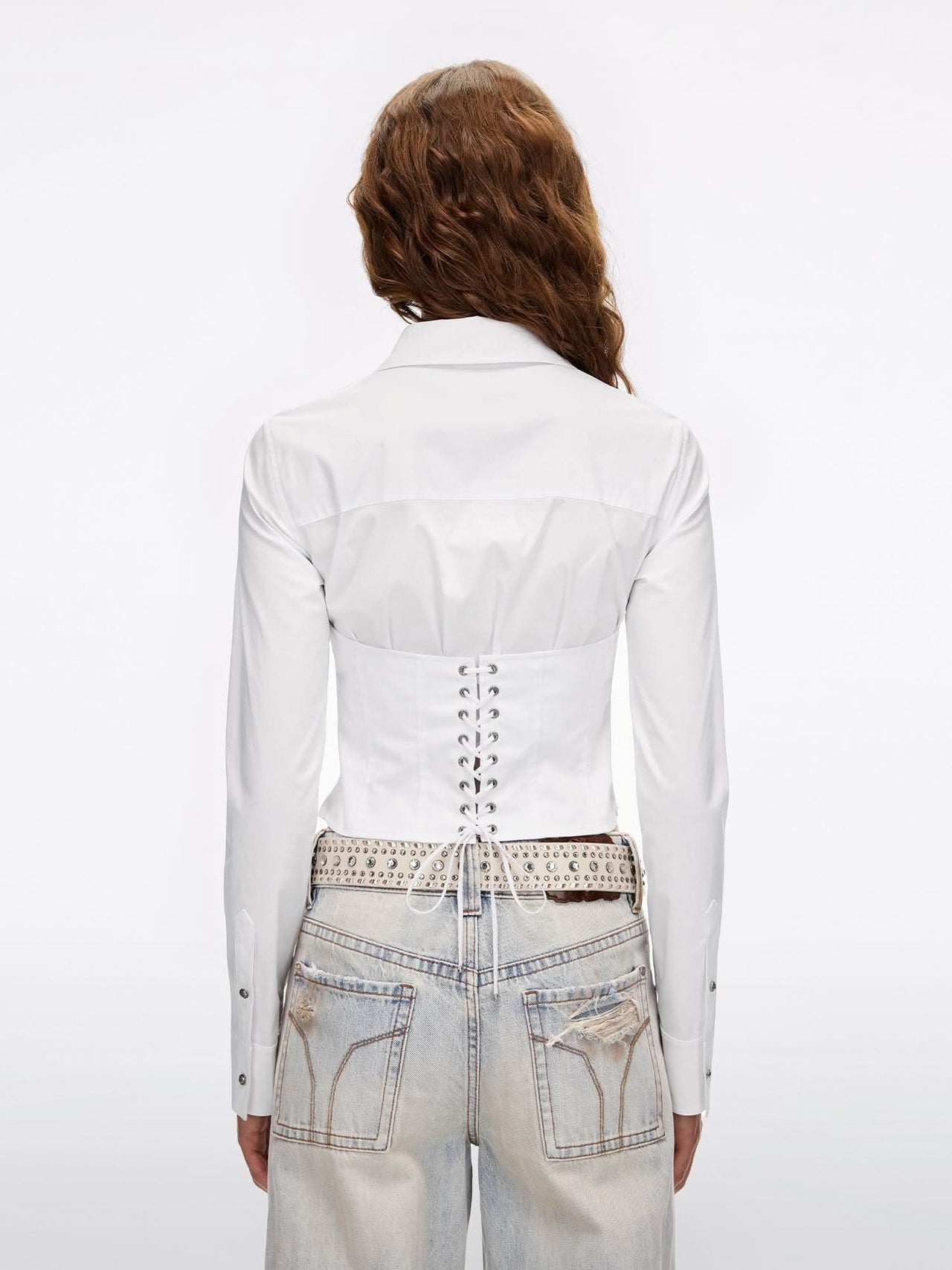 Lace-Up Shirt