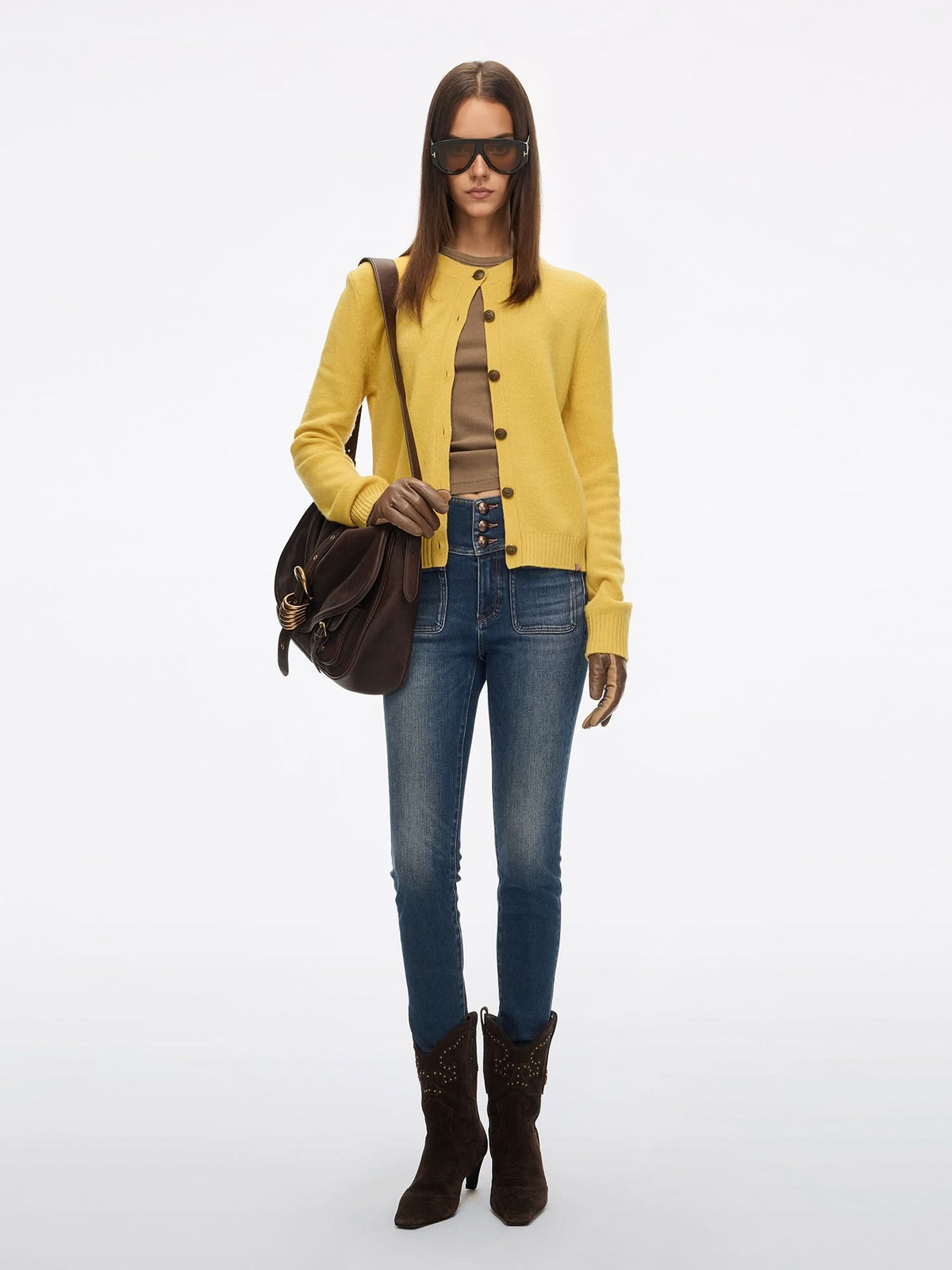 High Rise Skinny Jeans-GLENDA PLUS 5