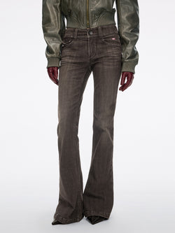Distressed Flare Jeans