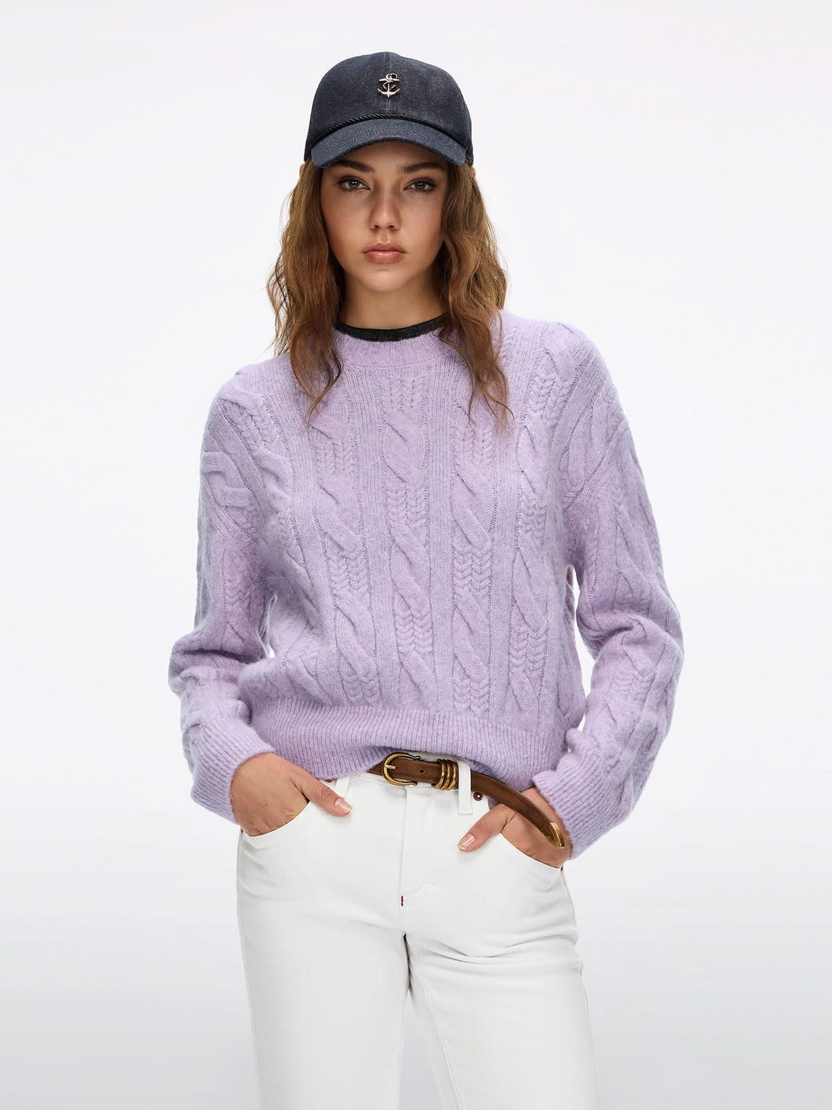 Cable-Knit Sweater