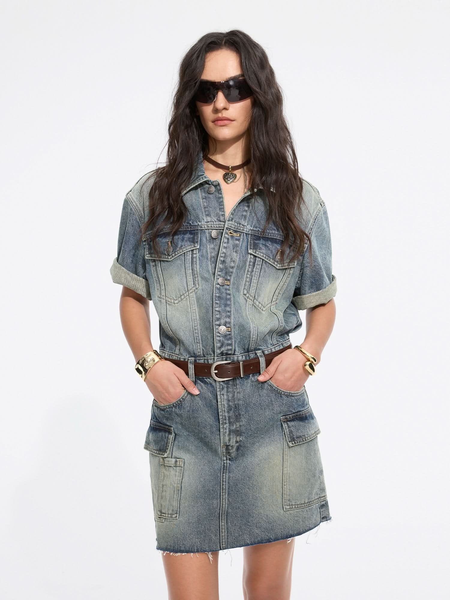 Vintage Denim Dress