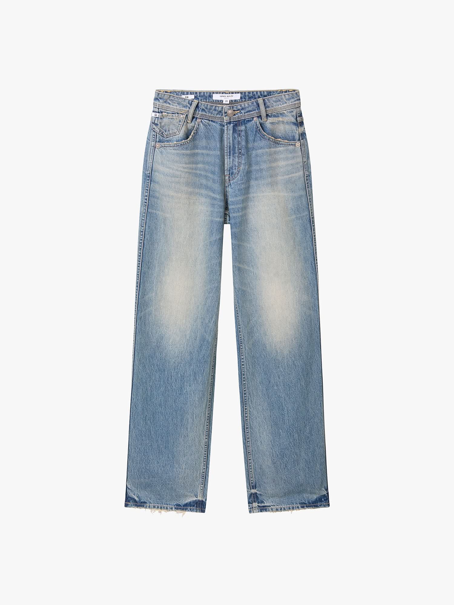 Straight-leg Denim Jeans